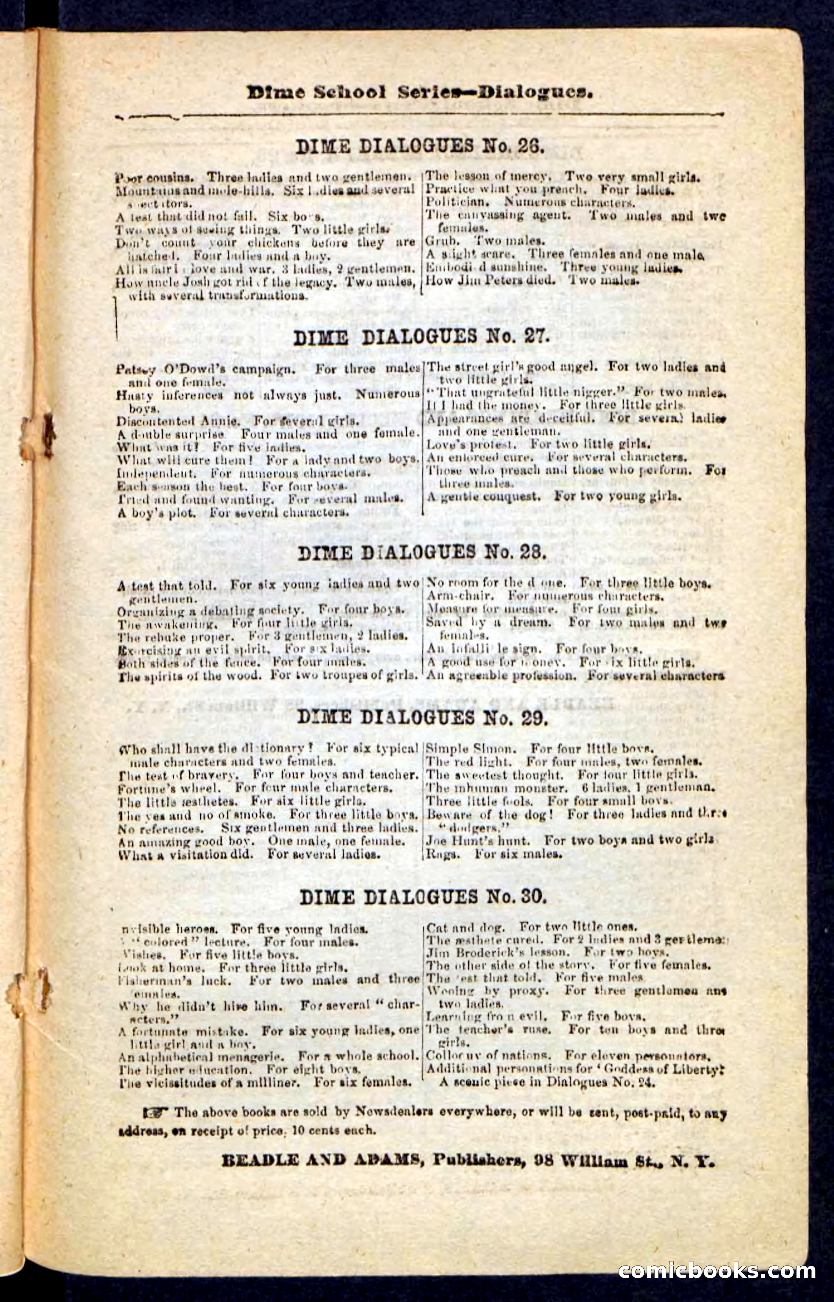 Beadle's Pocket Novels No. 230: The Golden Belt — page 97 of 100