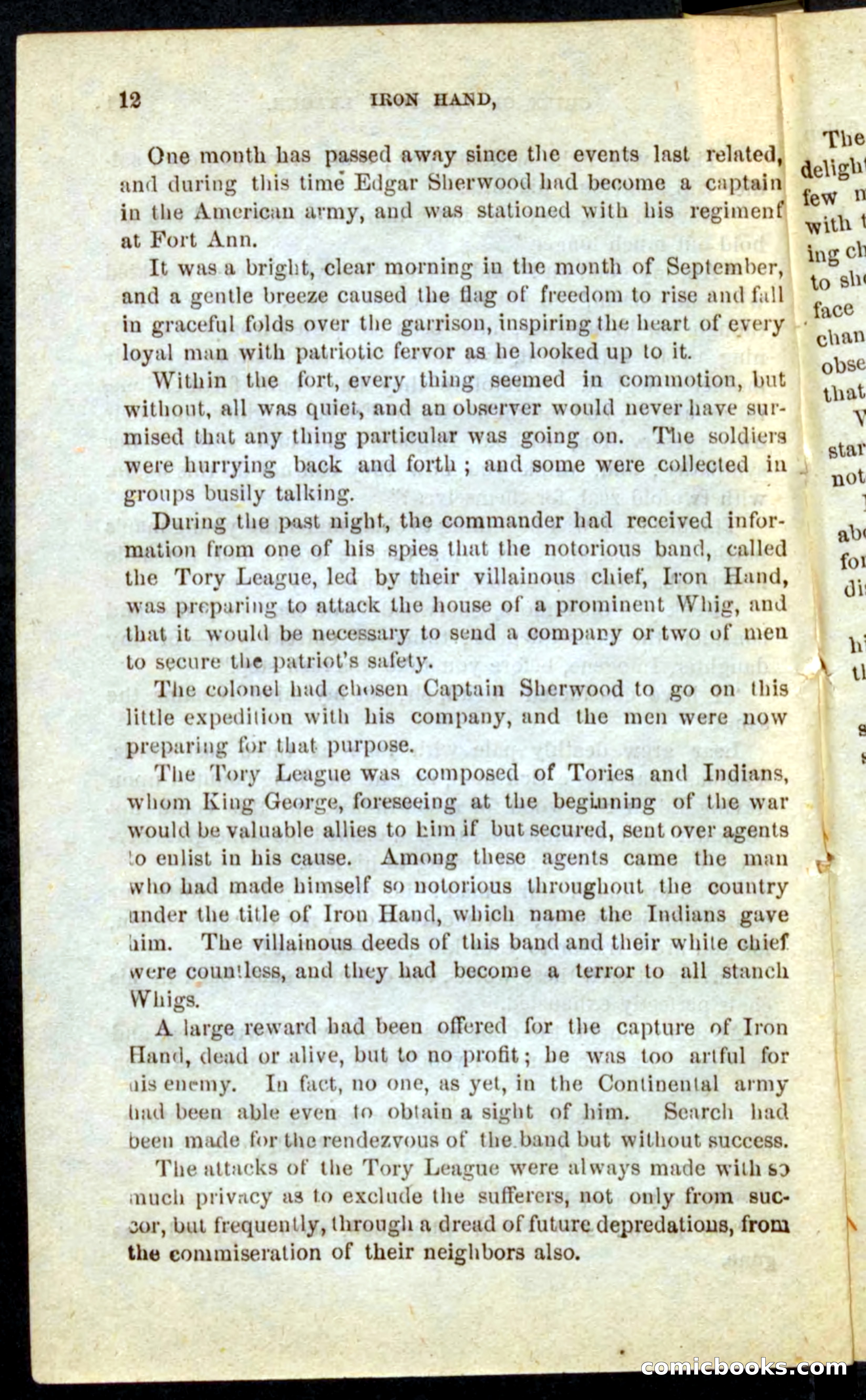 Beadle's Pocket Novels No. 68: Iron Hand, the Tory Chief — page 8 of 100