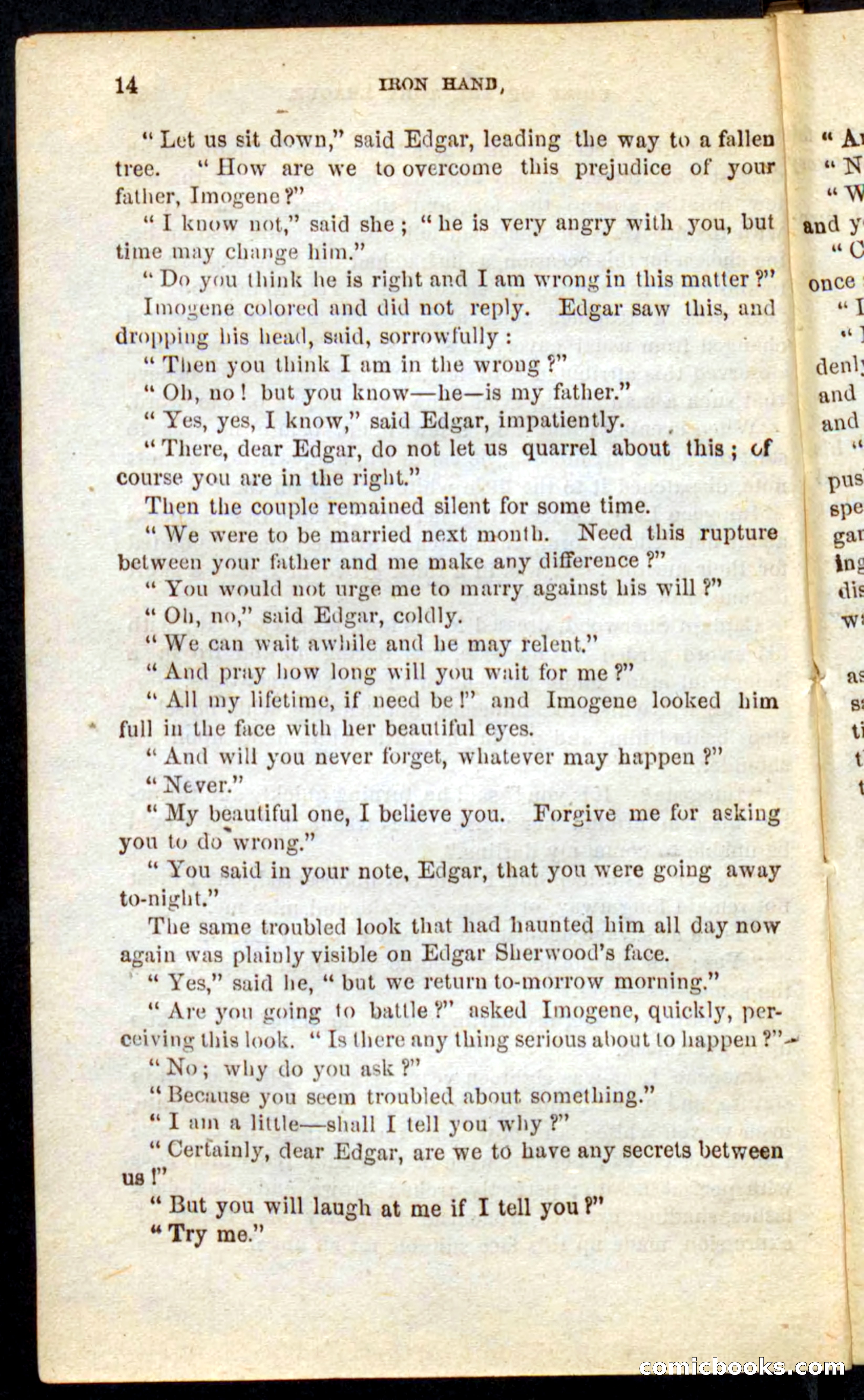 Beadle's Pocket Novels No. 68: Iron Hand, the Tory Chief — page 10 of 100