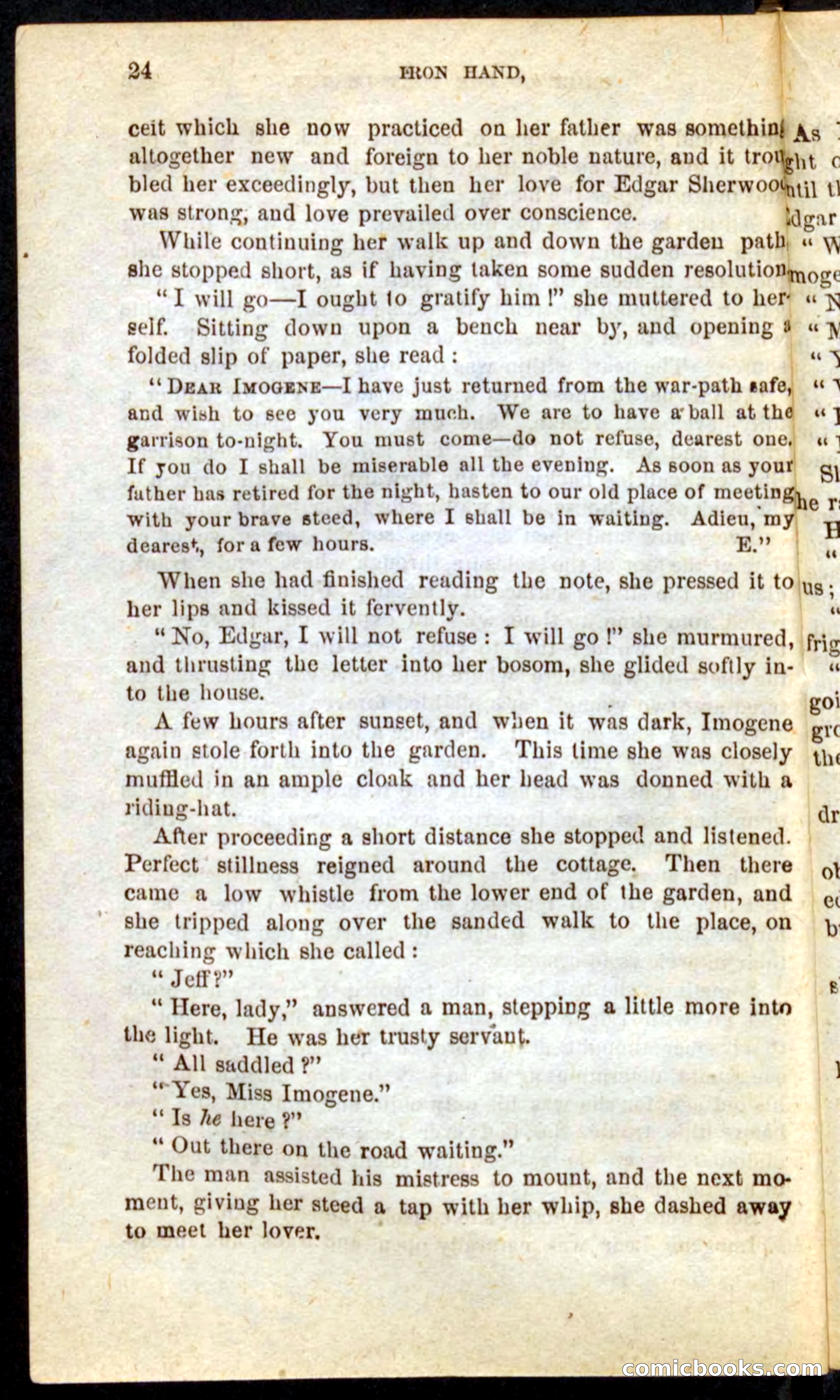 Beadle's Pocket Novels No. 68: Iron Hand, the Tory Chief — page 20 of 100