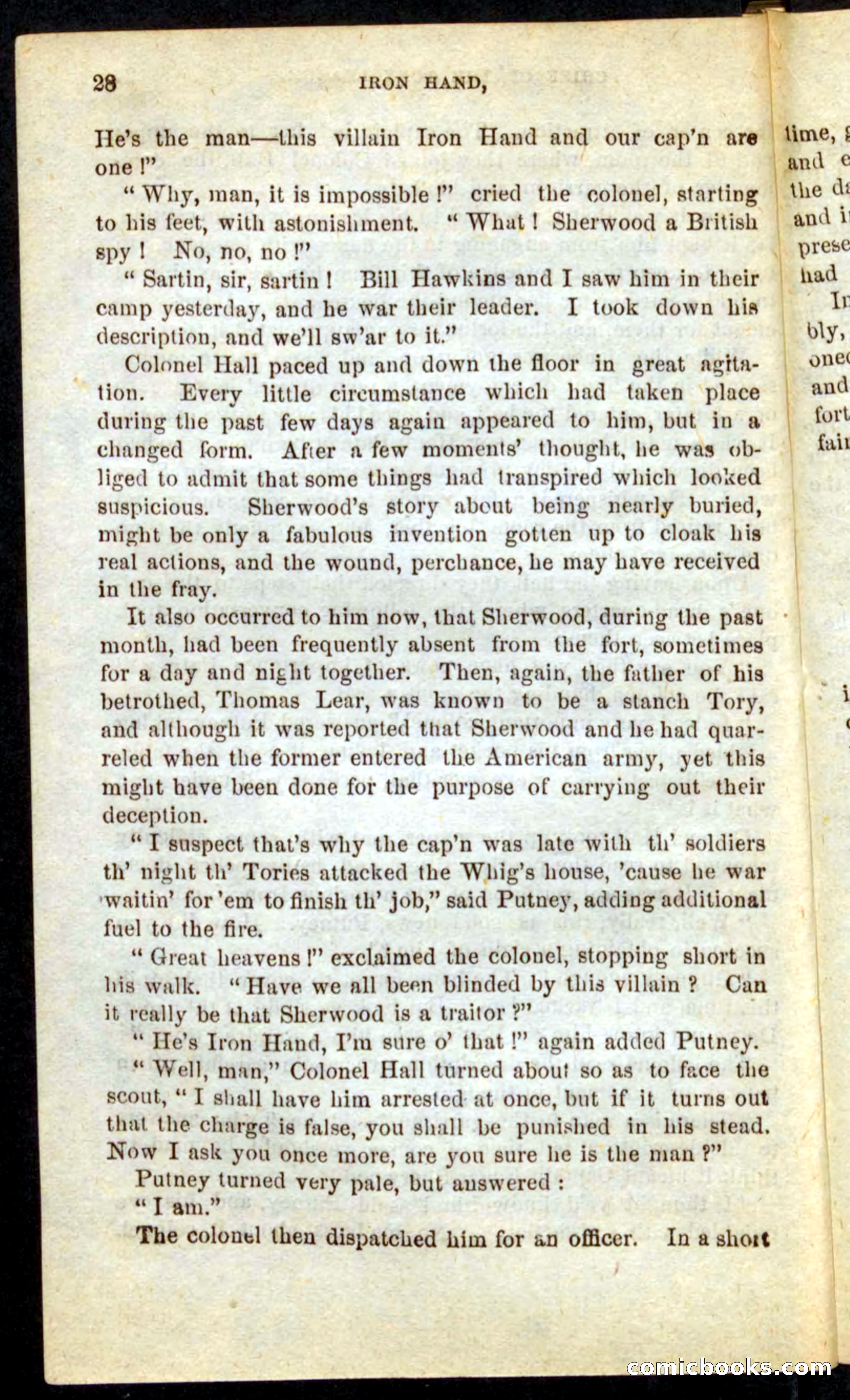 Beadle's Pocket Novels No. 68: Iron Hand, the Tory Chief — page 24 of 100
