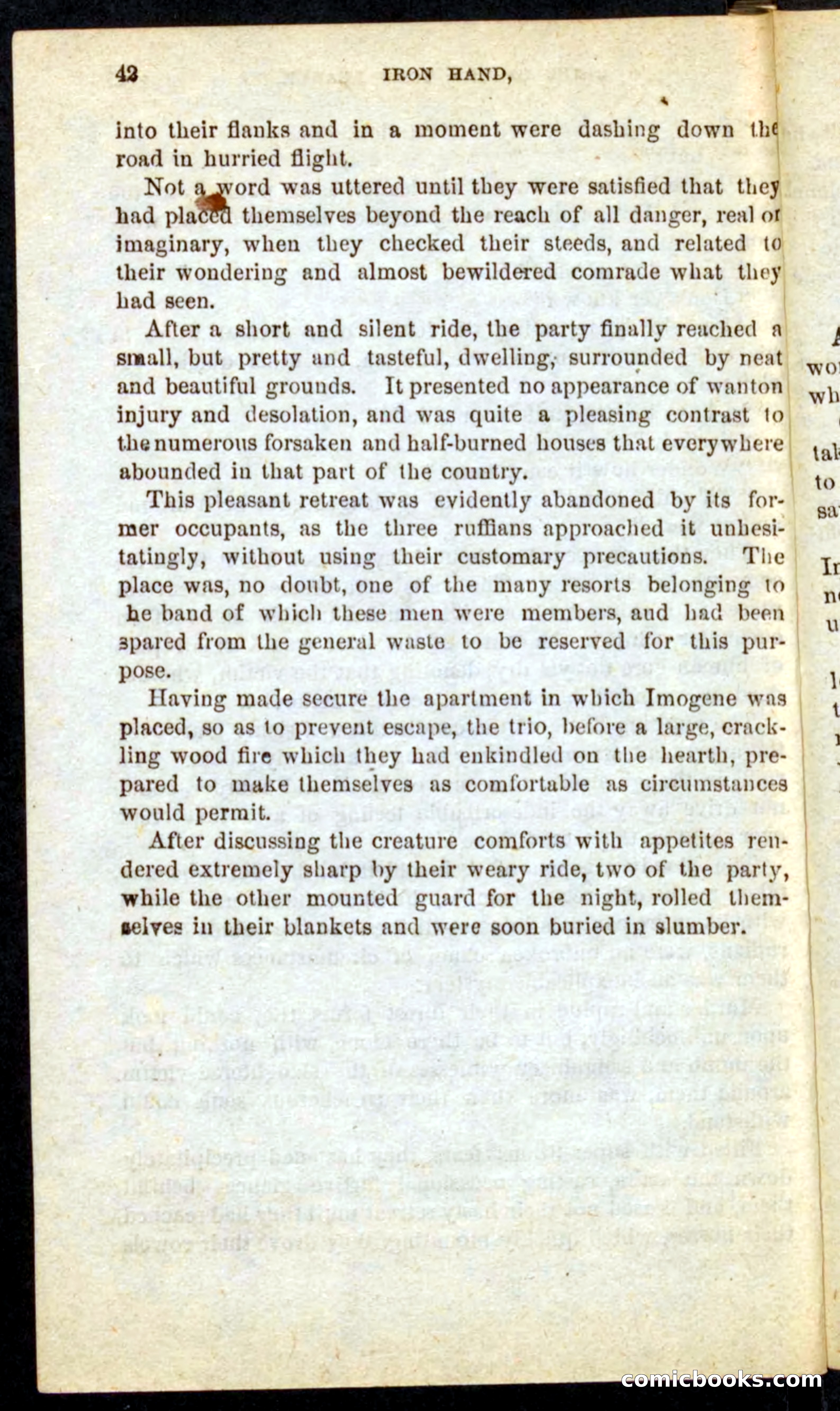 Beadle's Pocket Novels No. 68: Iron Hand, the Tory Chief — page 38 of 100