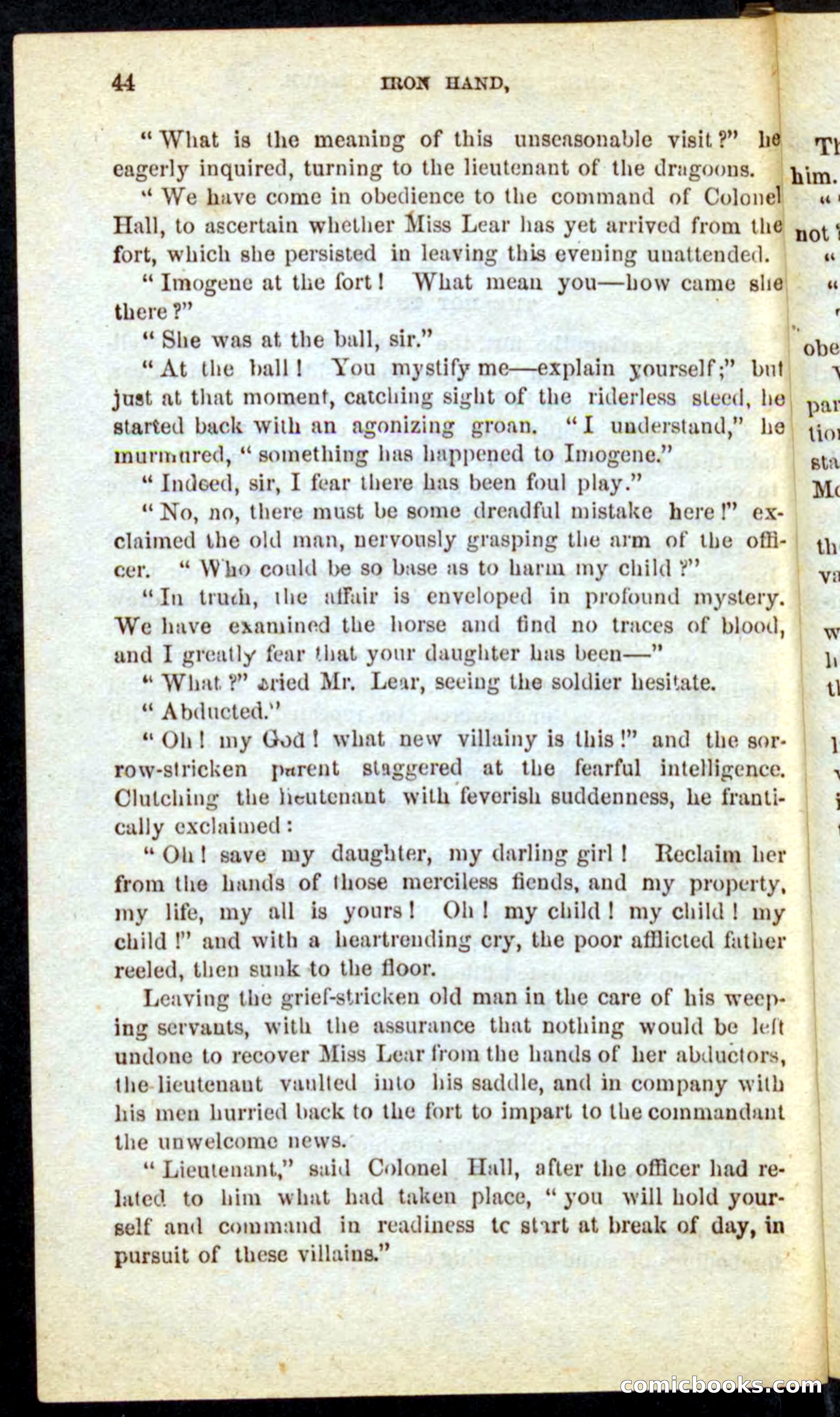 Beadle's Pocket Novels No. 68: Iron Hand, the Tory Chief — page 40 of 100