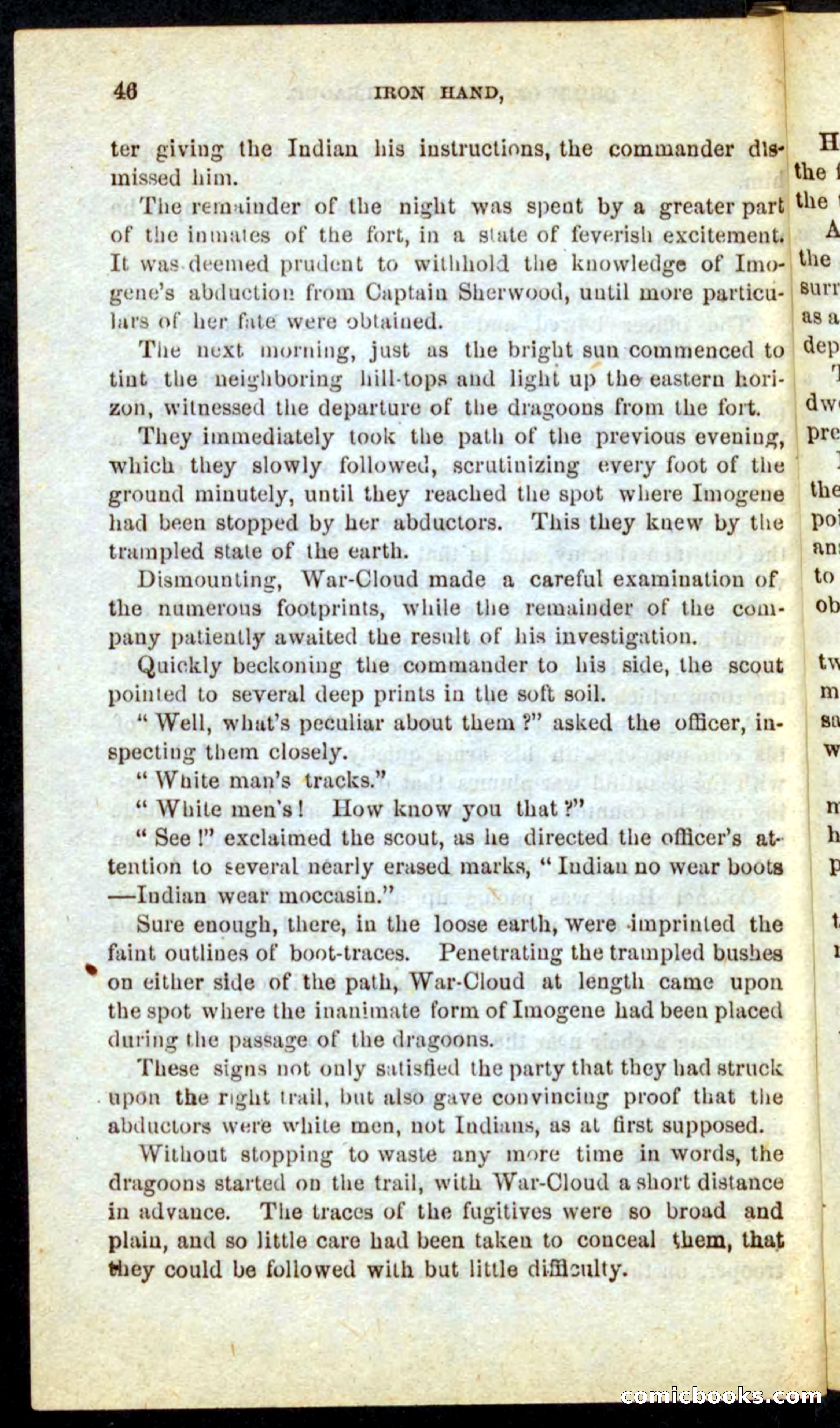 Beadle's Pocket Novels No. 68: Iron Hand, the Tory Chief — page 42 of 100