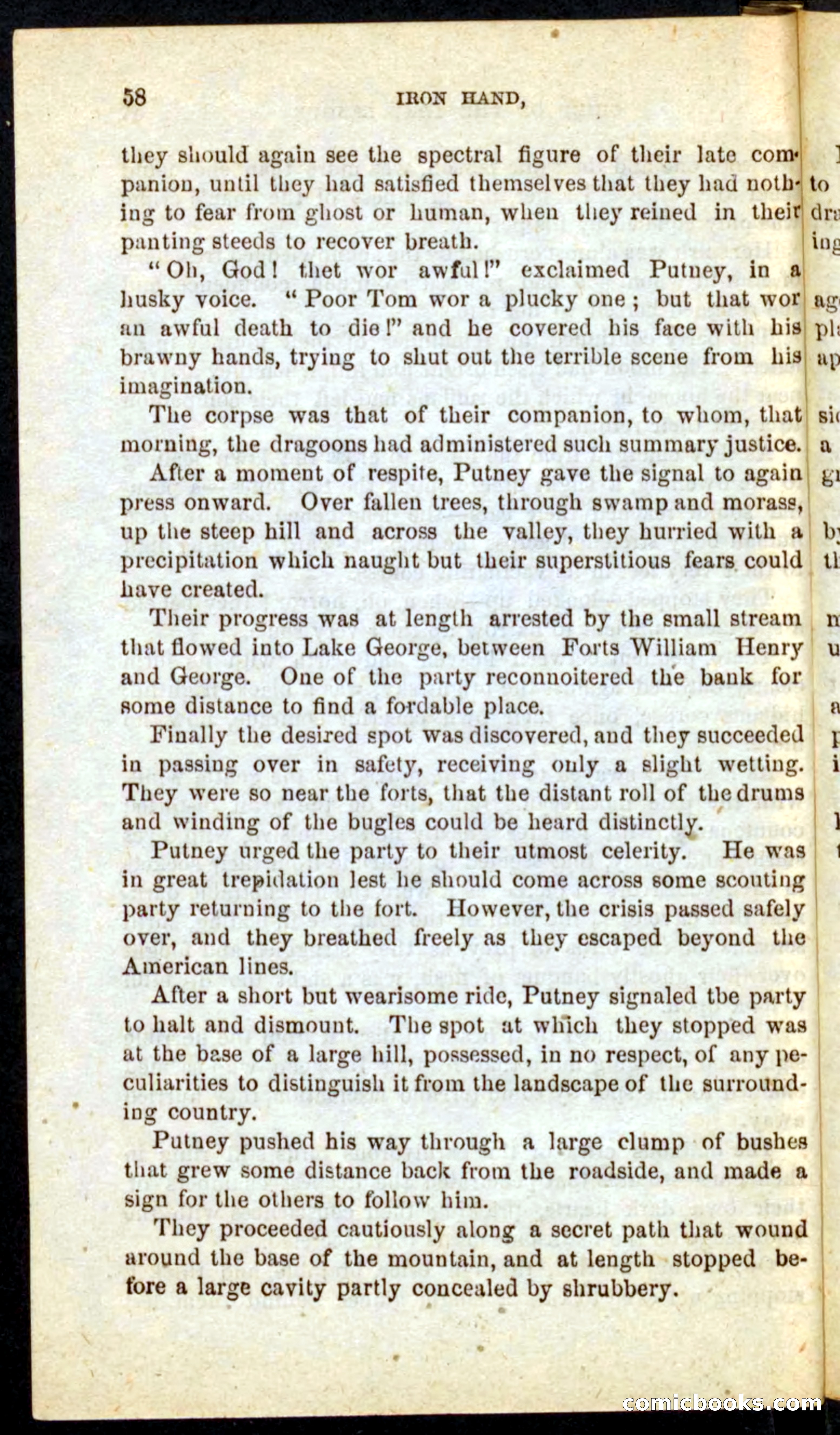 Beadle's Pocket Novels No. 68: Iron Hand, the Tory Chief — page 54 of 100