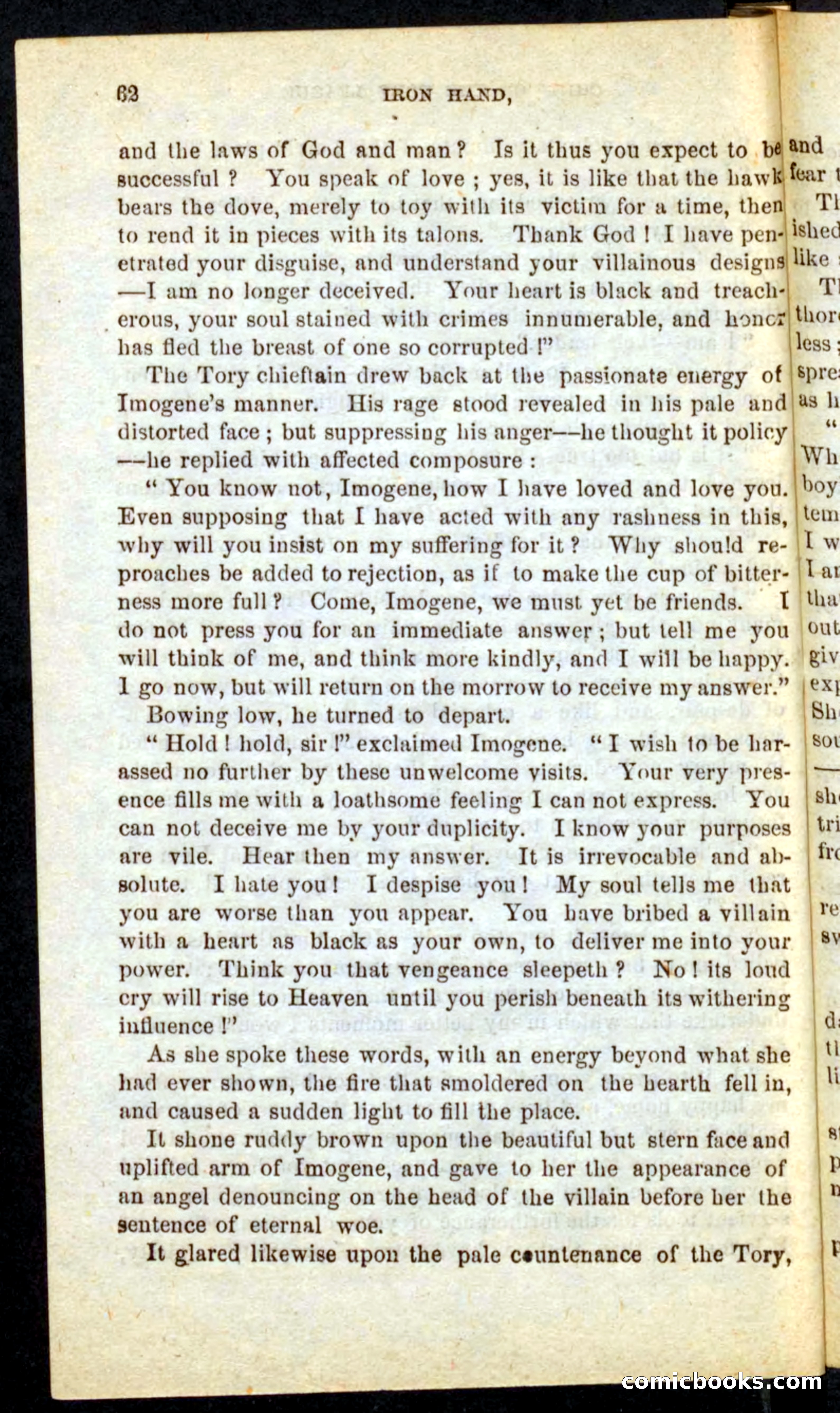 Beadle's Pocket Novels No. 68: Iron Hand, the Tory Chief — page 58 of 100