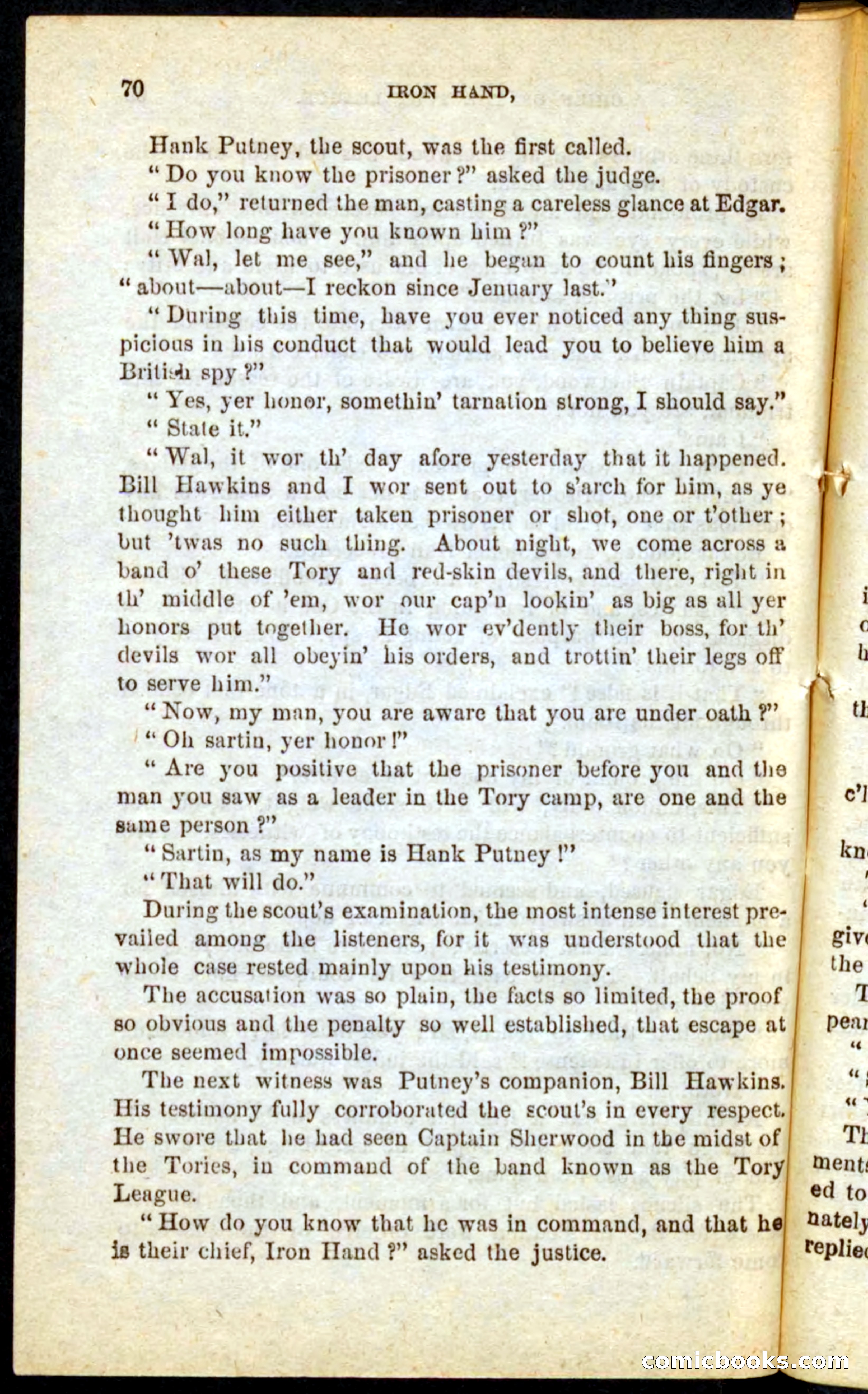Beadle's Pocket Novels No. 68: Iron Hand, the Tory Chief — page 66 of 100