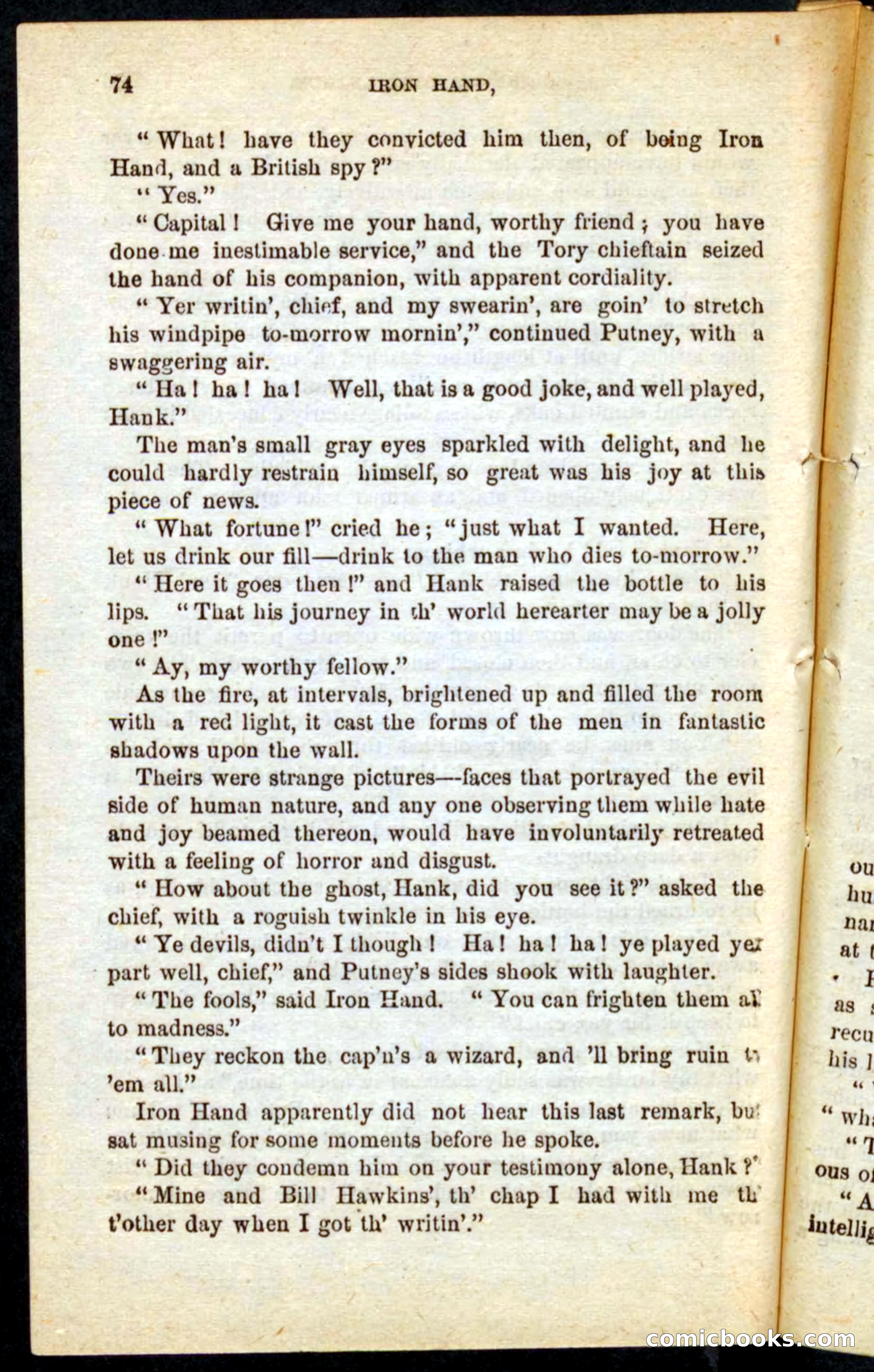 Beadle's Pocket Novels No. 68: Iron Hand, the Tory Chief — page 70 of 100