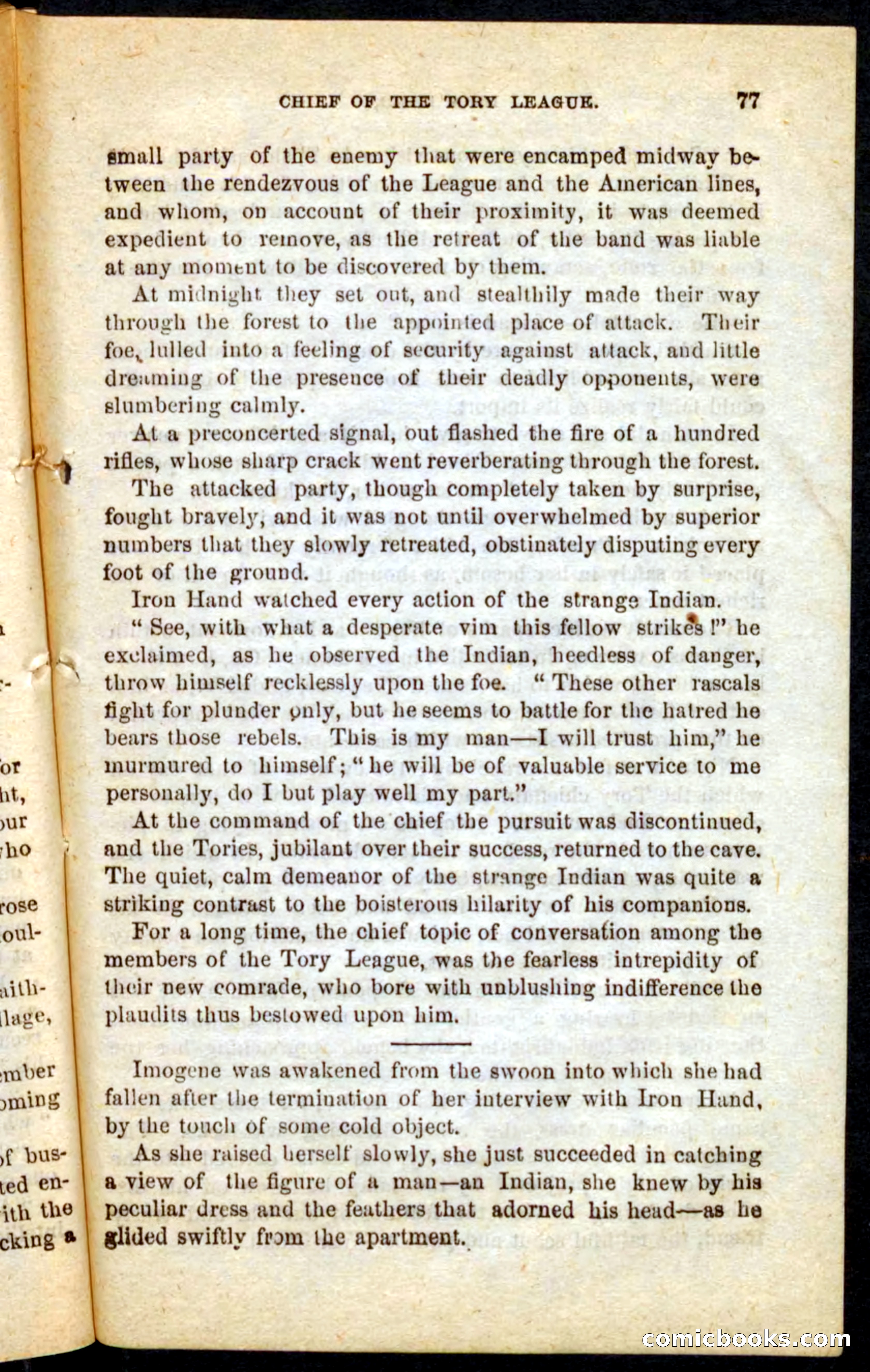 Beadle's Pocket Novels No. 68: Iron Hand, the Tory Chief — page 73 of 100
