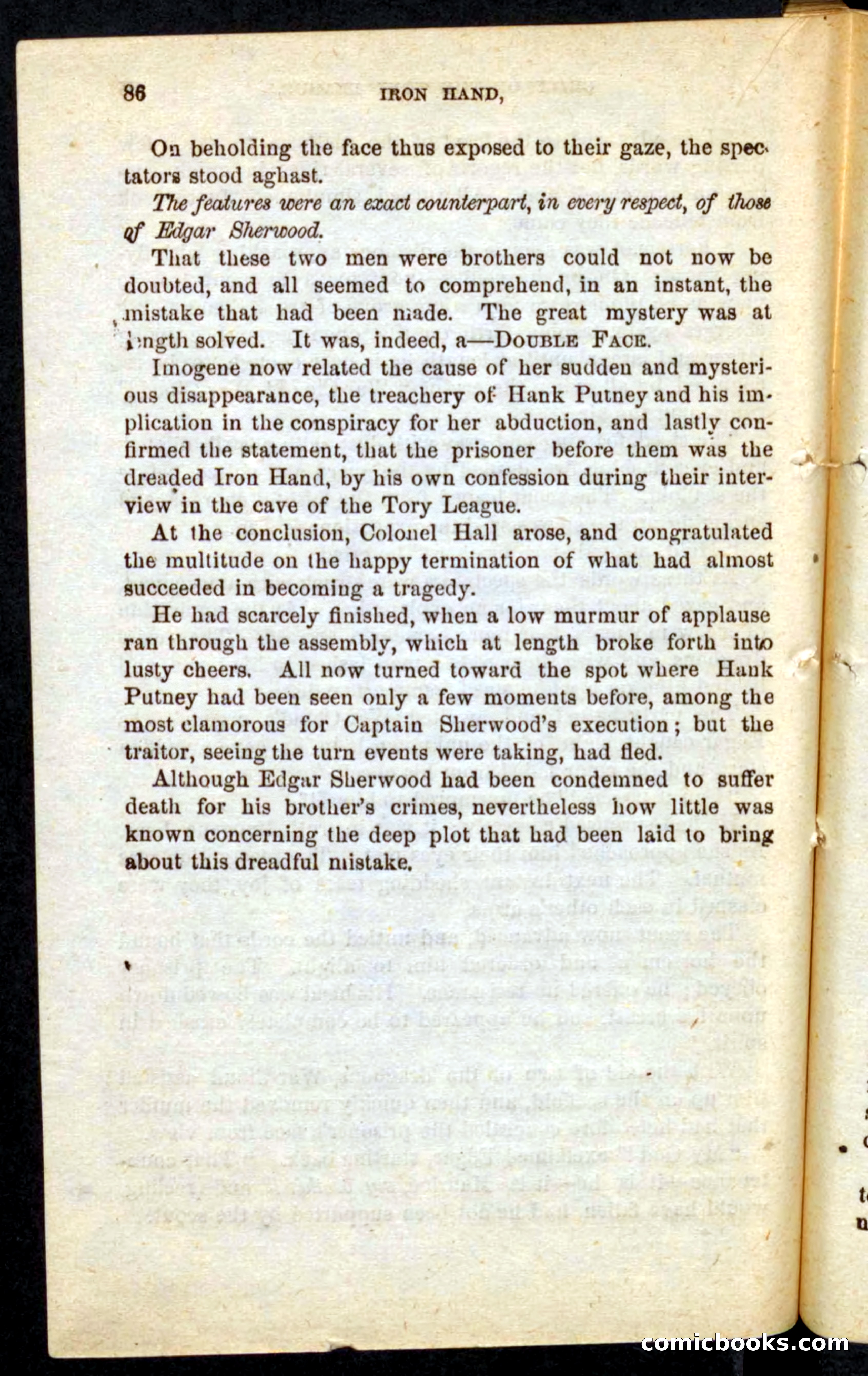Beadle's Pocket Novels No. 68: Iron Hand, the Tory Chief — page 82 of 100