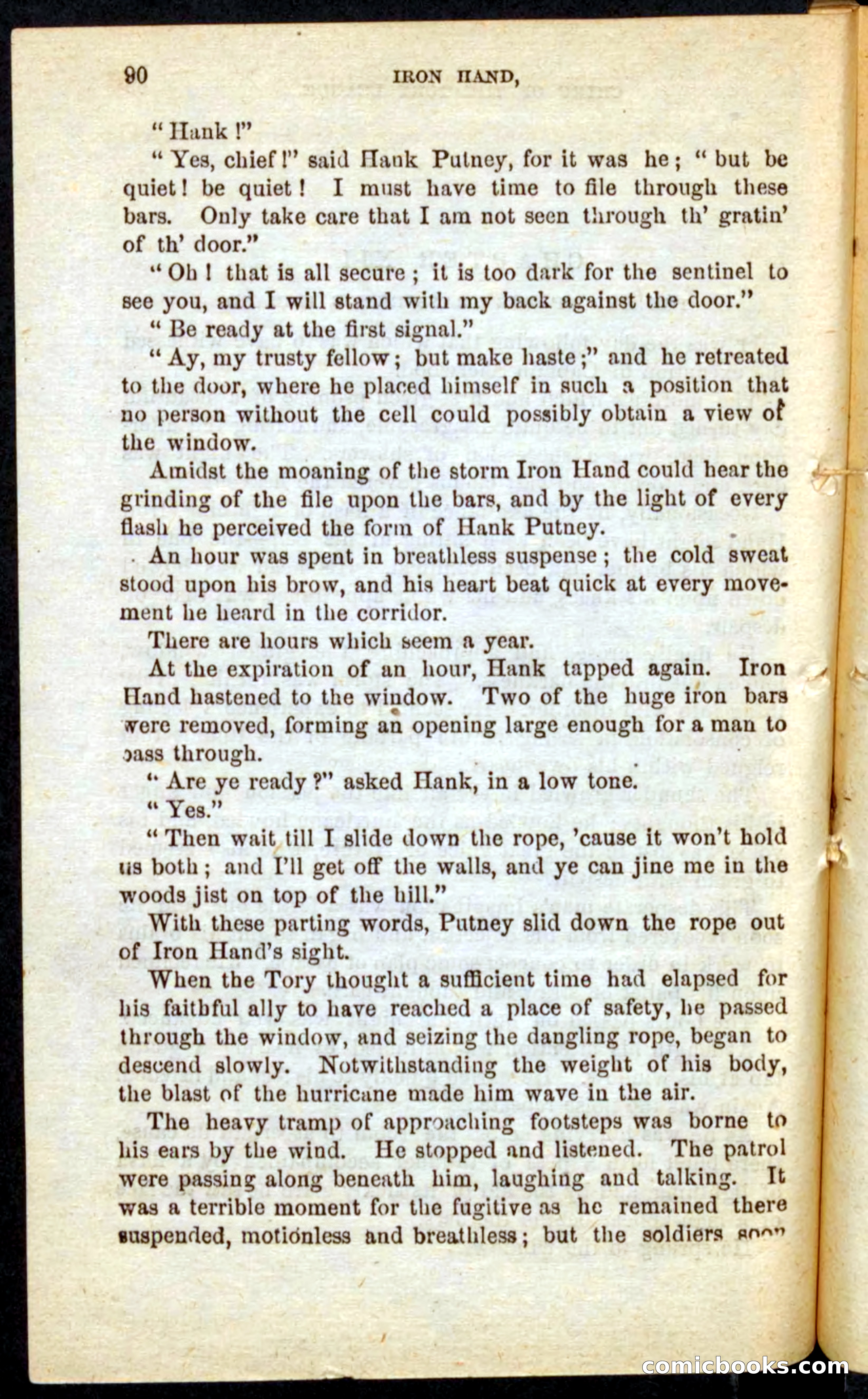 Beadle's Pocket Novels No. 68: Iron Hand, the Tory Chief — page 86 of 100