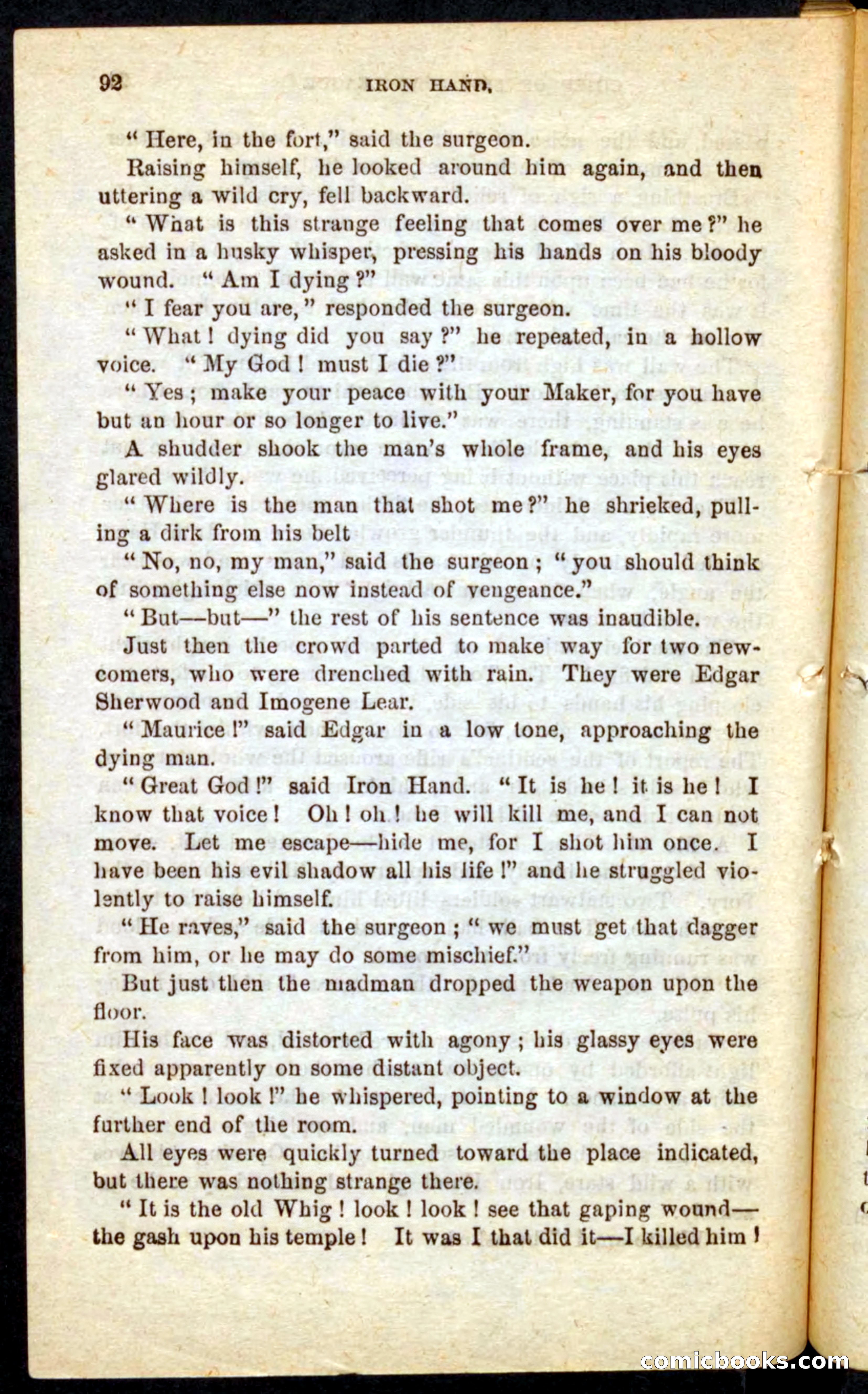 Beadle's Pocket Novels No. 68: Iron Hand, the Tory Chief — page 88 of 100