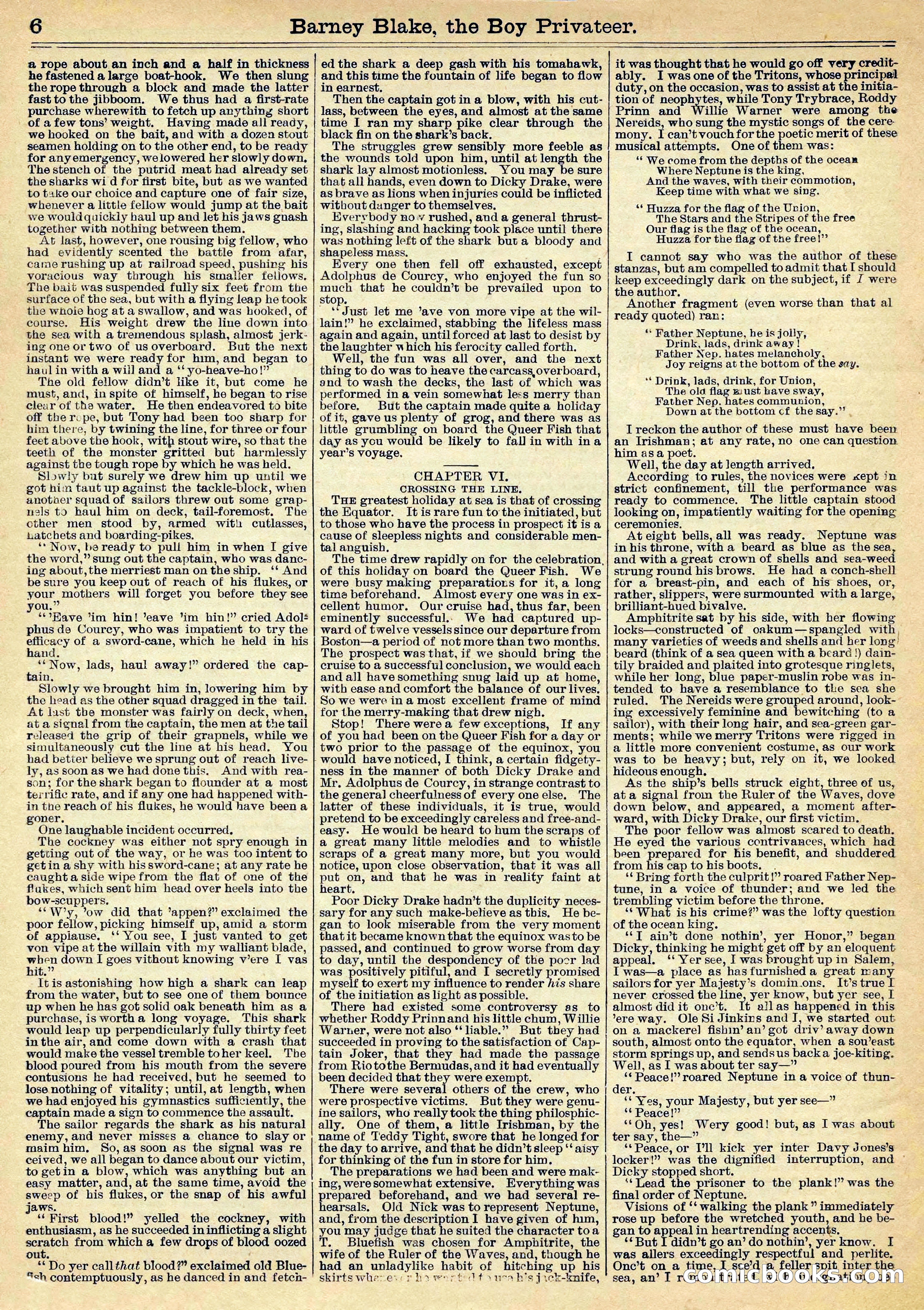Beadle's Half Dime Library Vol. XL, No. 1020 — page 6 of 16