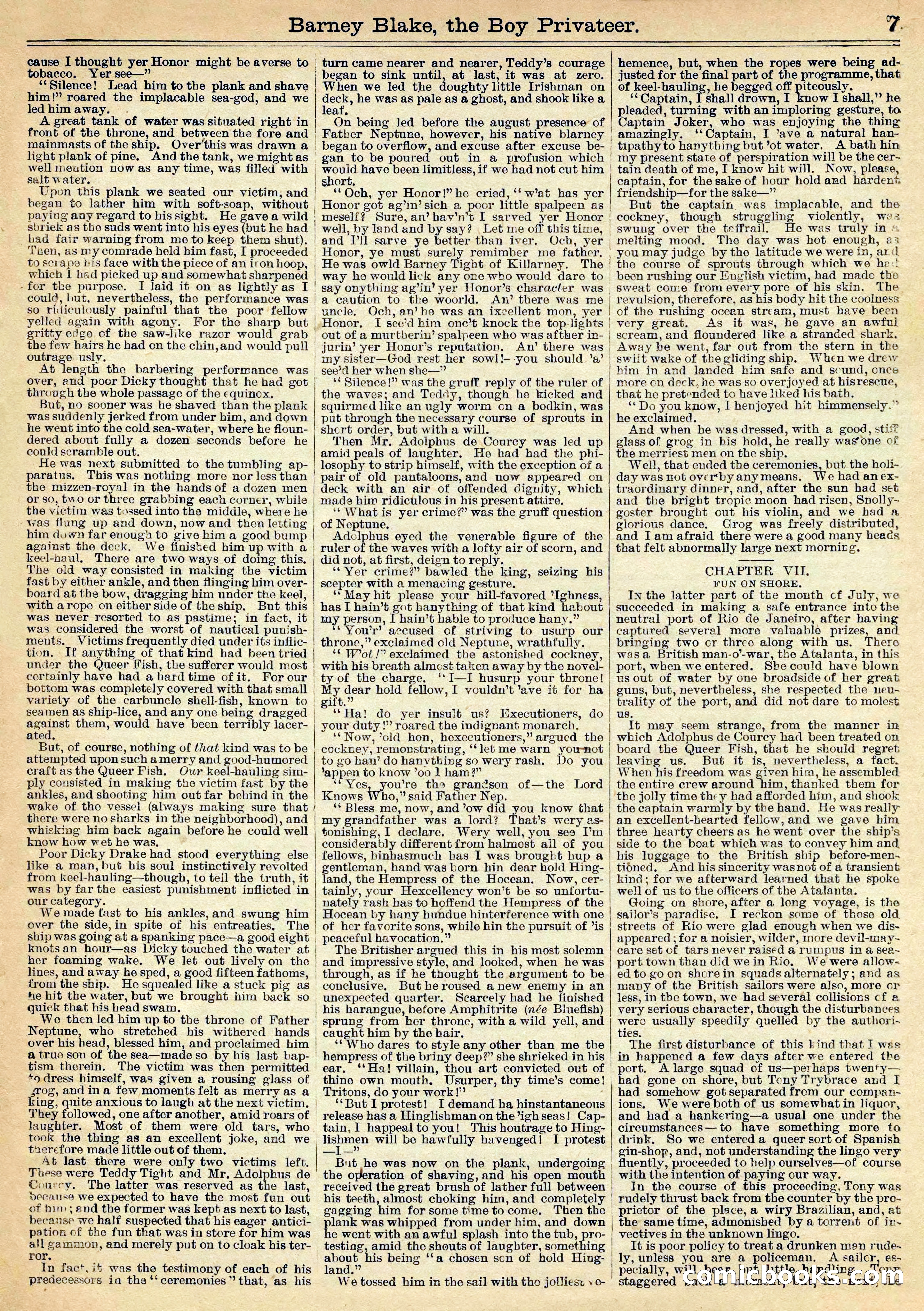 Beadle's Half Dime Library Vol. XL, No. 1020 — page 7 of 16