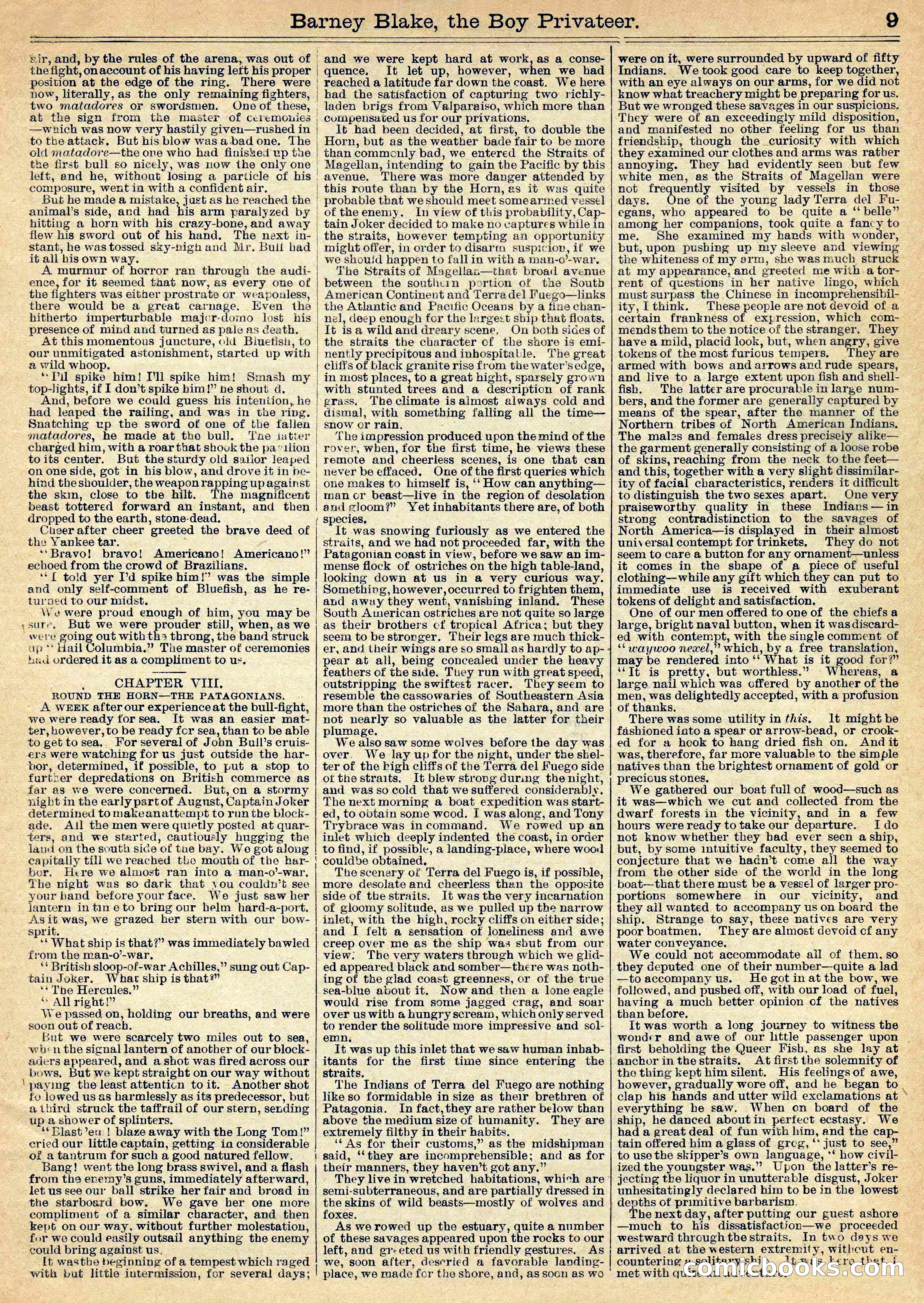 Beadle's Half Dime Library Vol. XL, No. 1020 — page 9 of 16