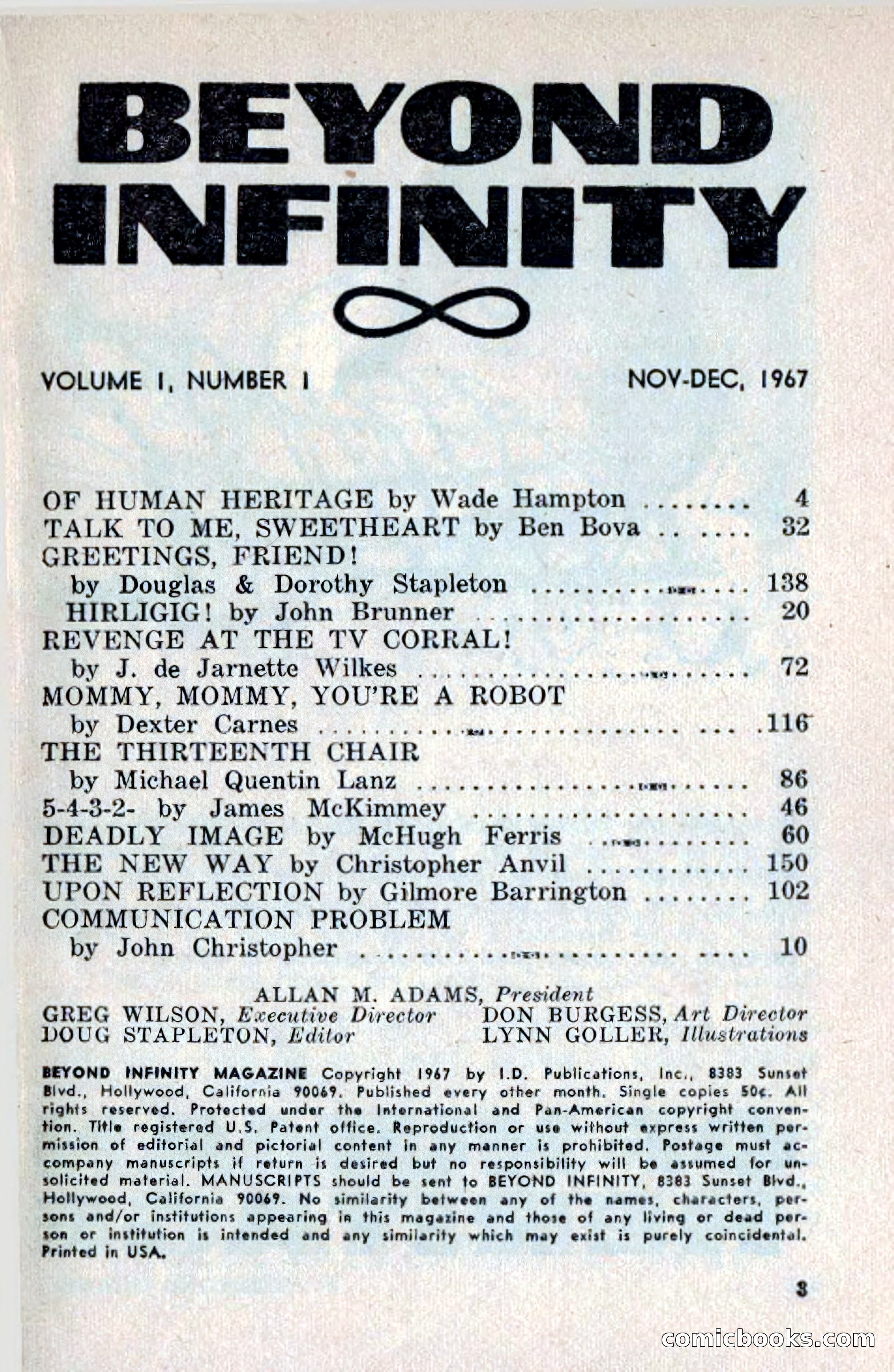 Beyond Infinity, Vol. 1, No. 1 — page 6 of 165