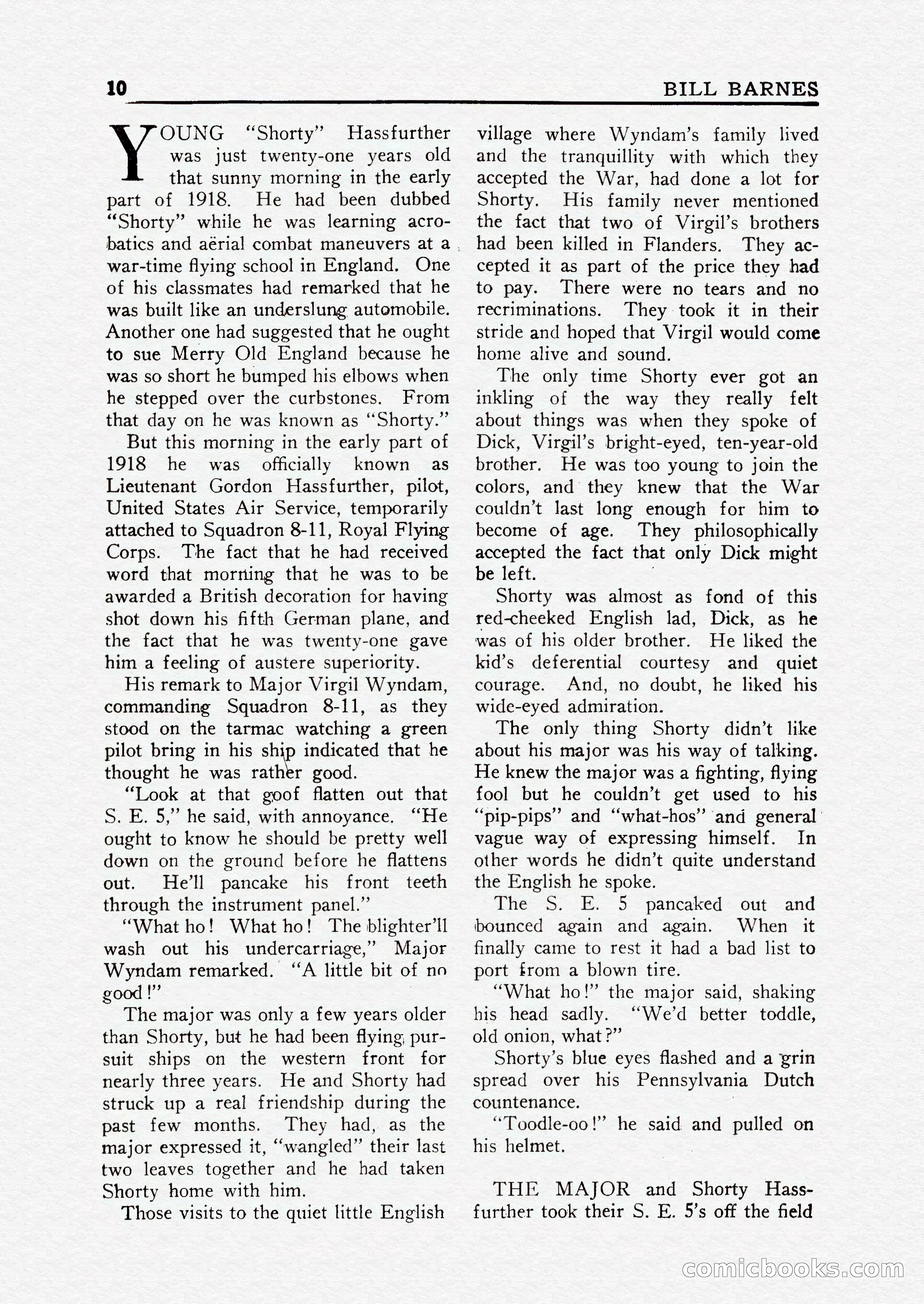 Bill Barnes Air Adventurer, July 1935 — page 12 of 132