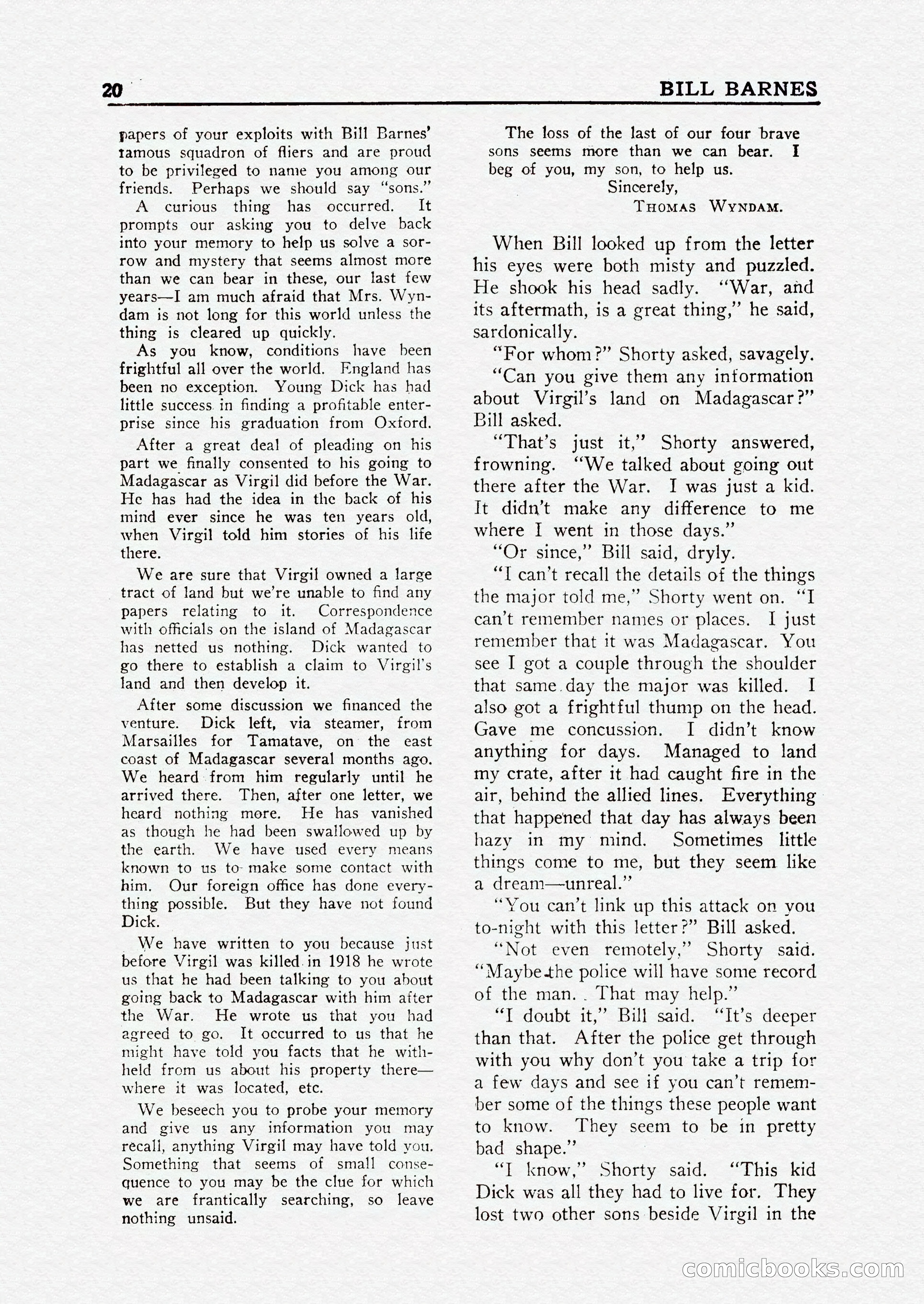 Bill Barnes Air Adventurer, July 1935 — page 22 of 132