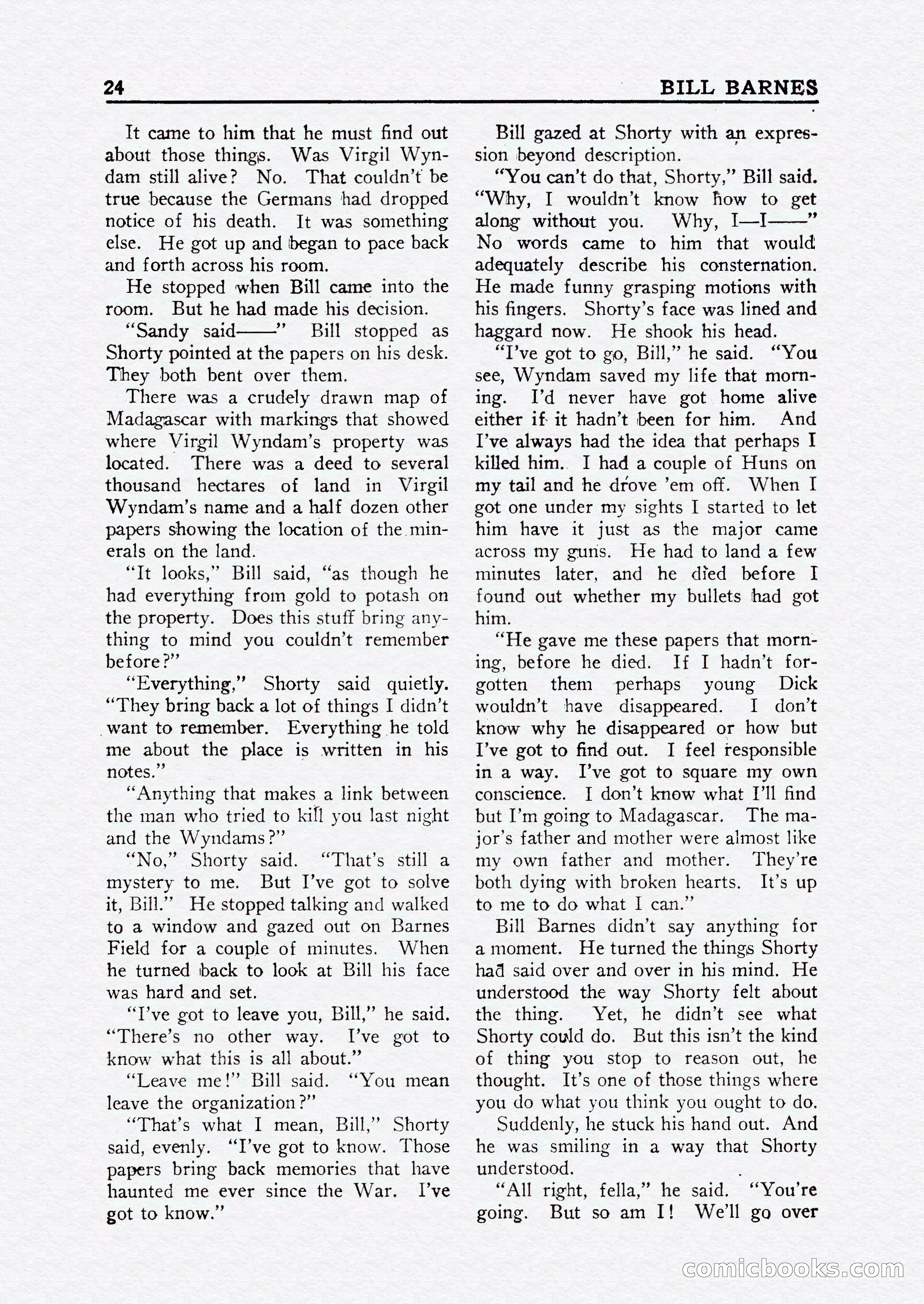Bill Barnes Air Adventurer, July 1935 — page 26 of 132