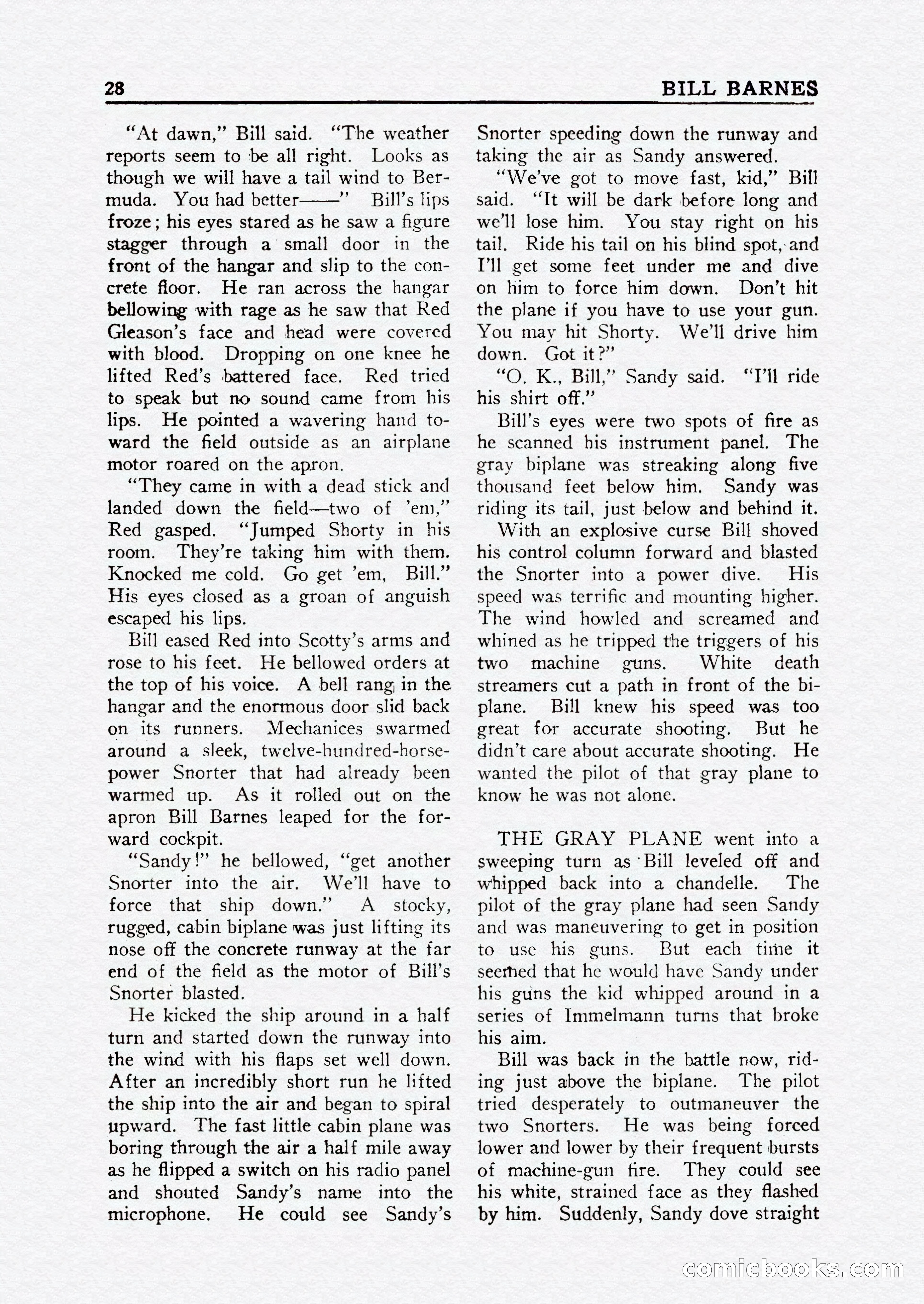 Bill Barnes Air Adventurer, July 1935 — page 30 of 132