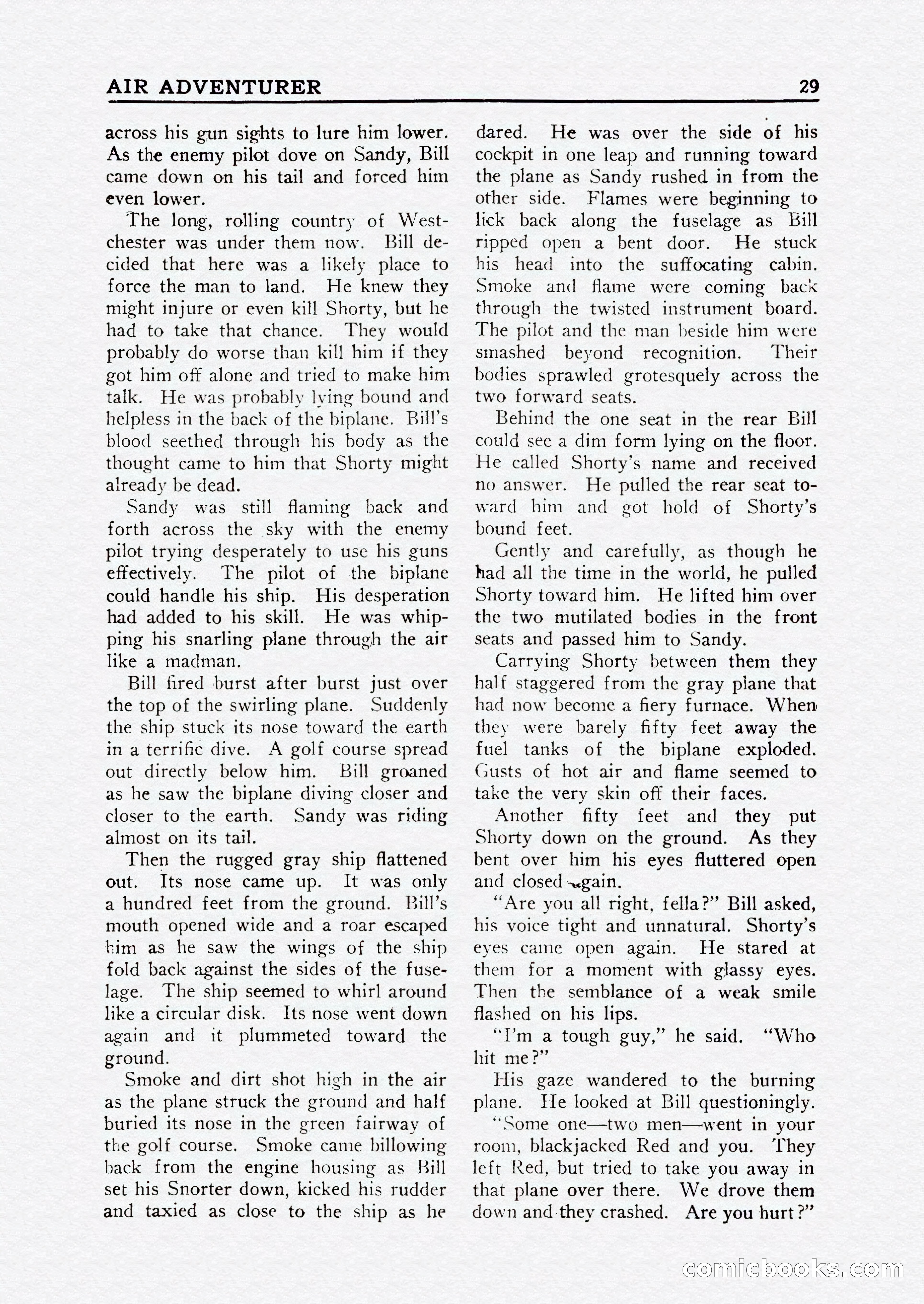 Bill Barnes Air Adventurer, July 1935 — page 31 of 132