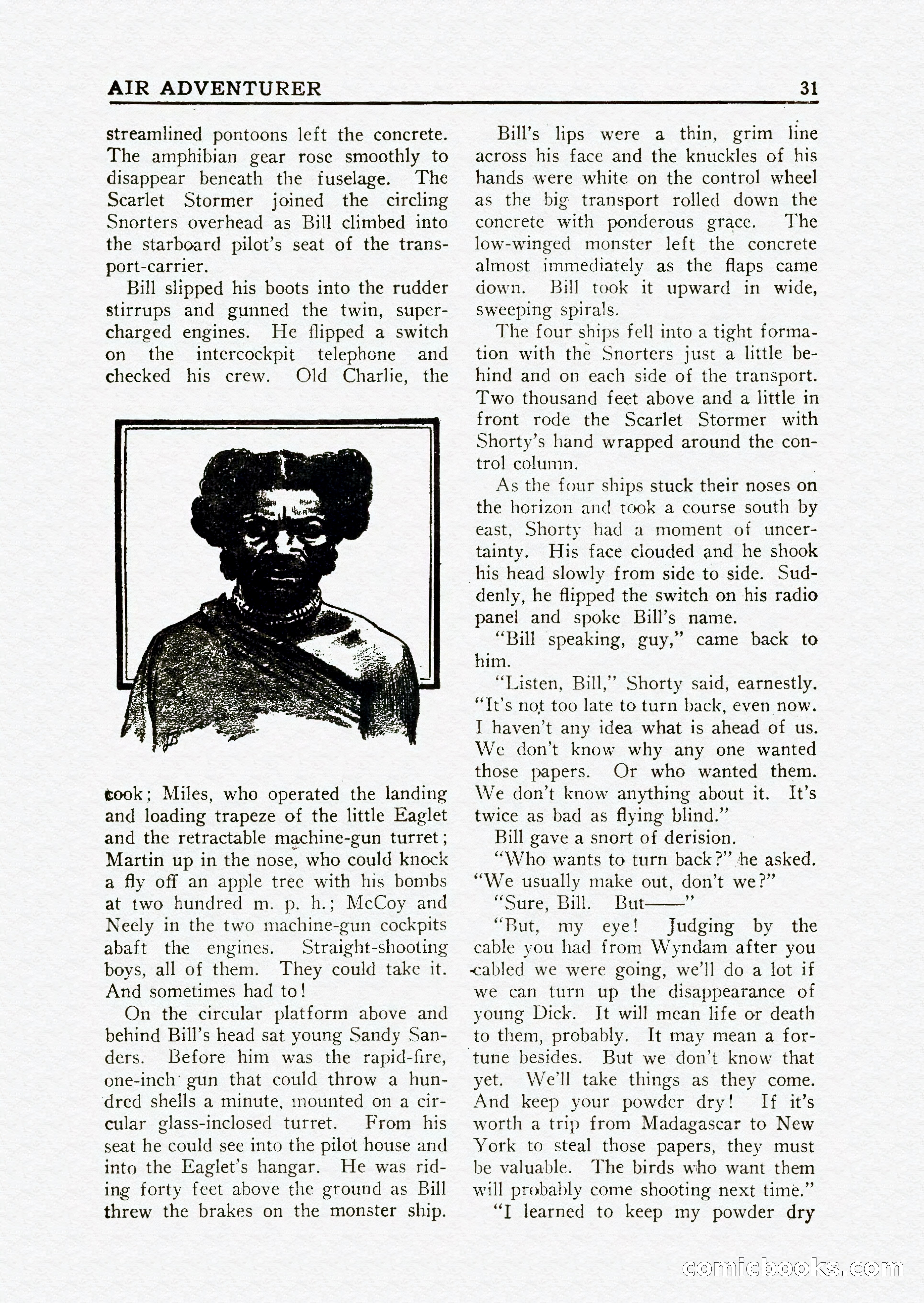 Bill Barnes Air Adventurer, July 1935 — page 33 of 132