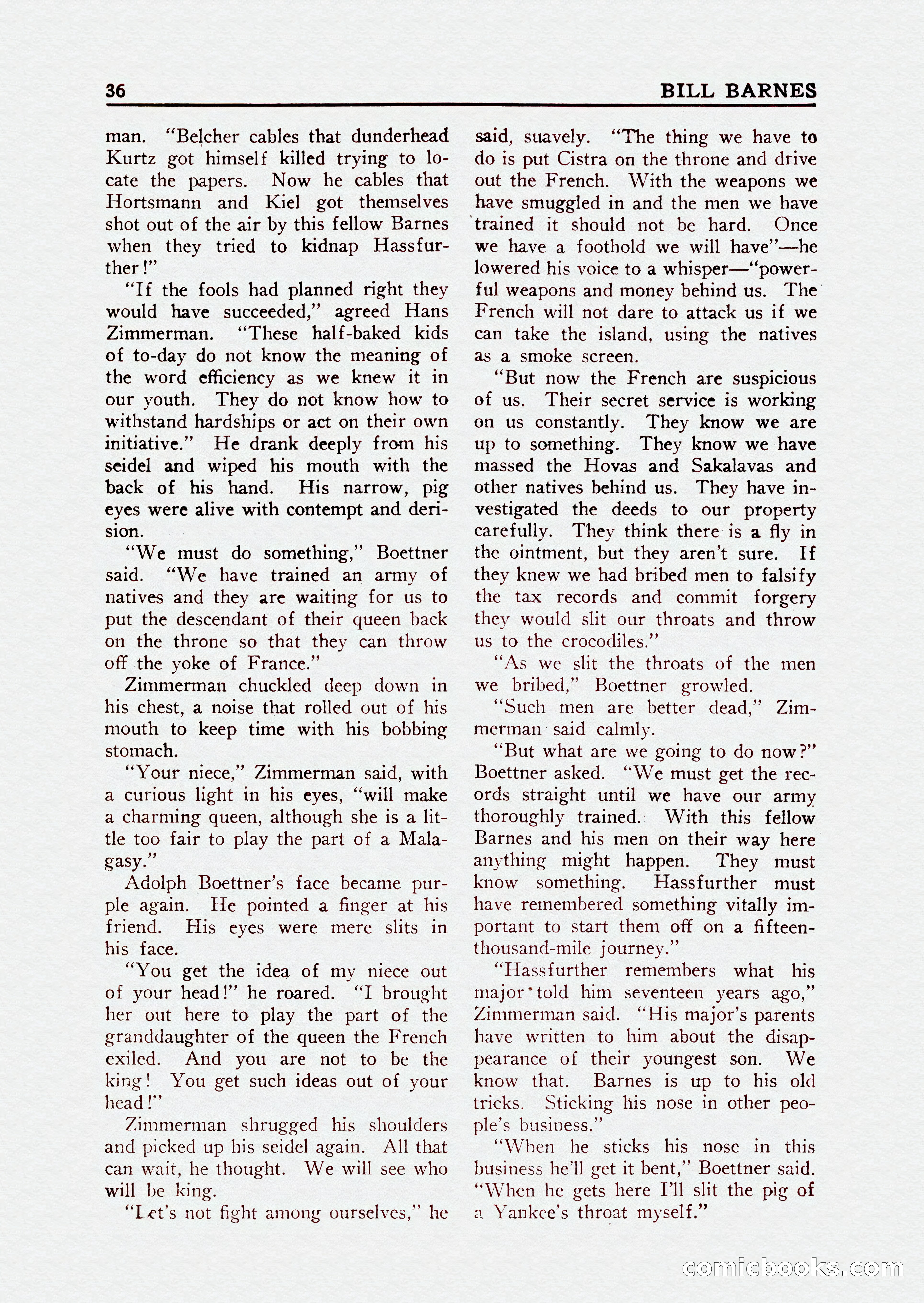 Bill Barnes Air Adventurer, July 1935 — page 38 of 132