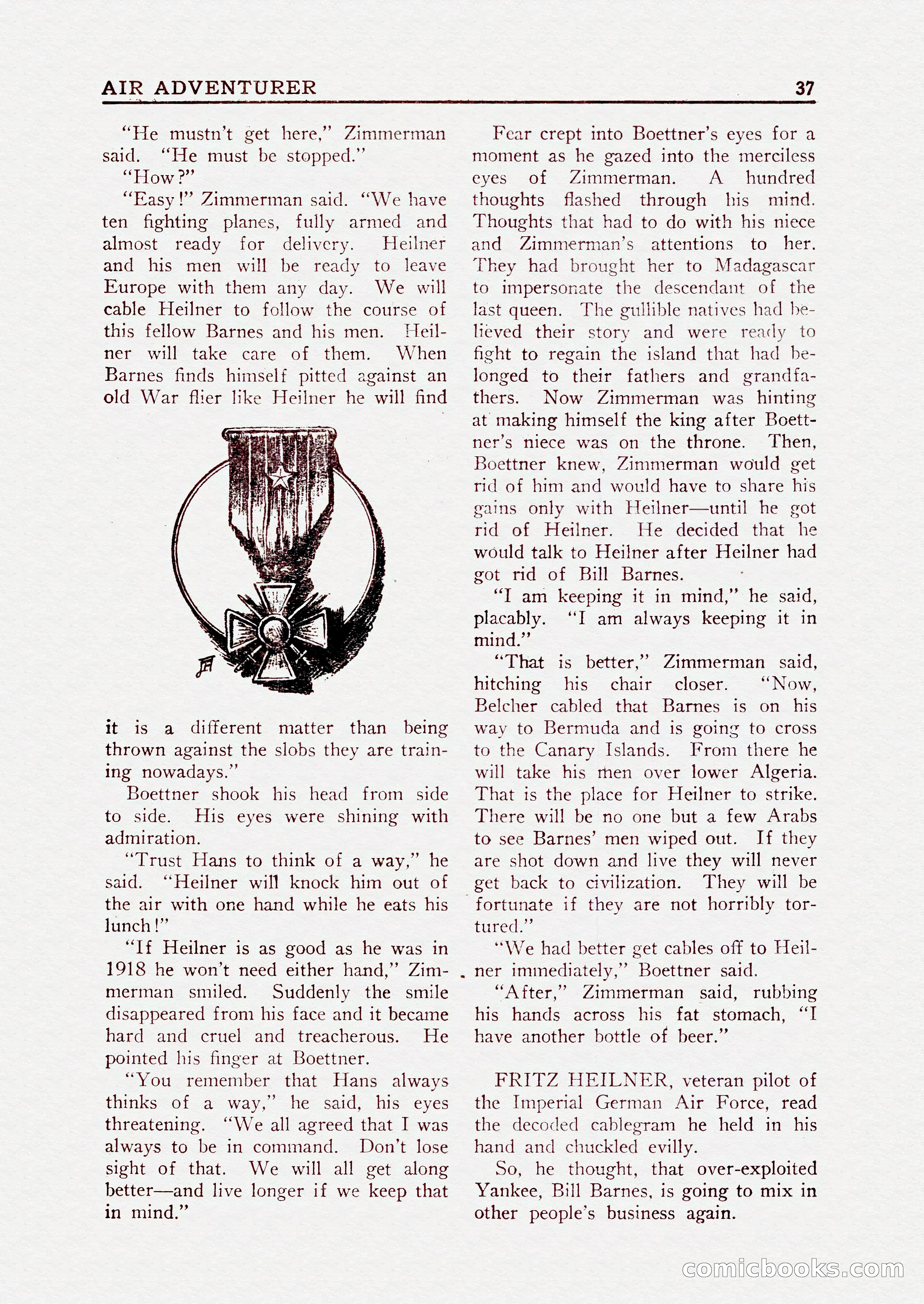 Bill Barnes Air Adventurer, July 1935 — page 39 of 132