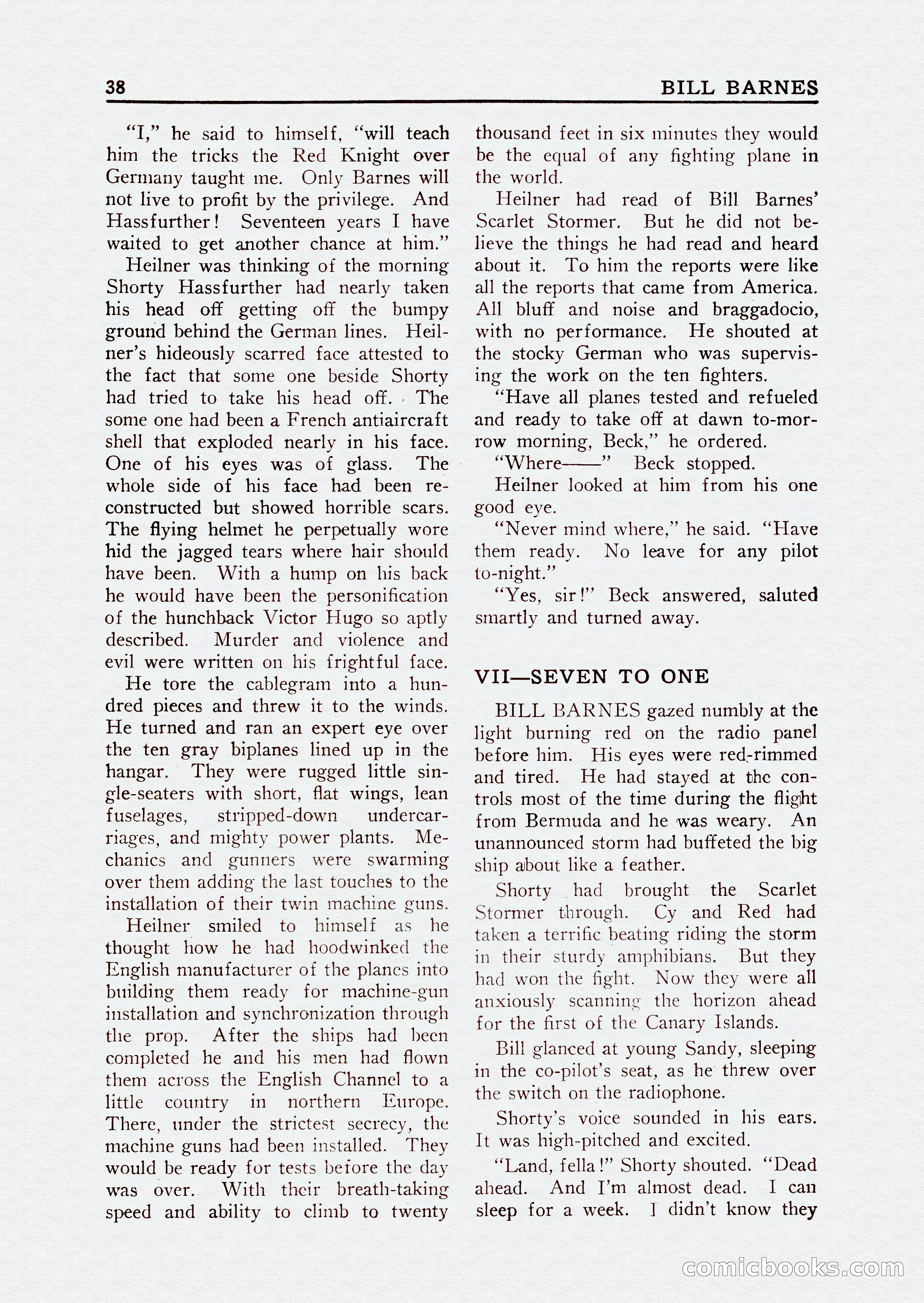Bill Barnes Air Adventurer, July 1935 — page 40 of 132