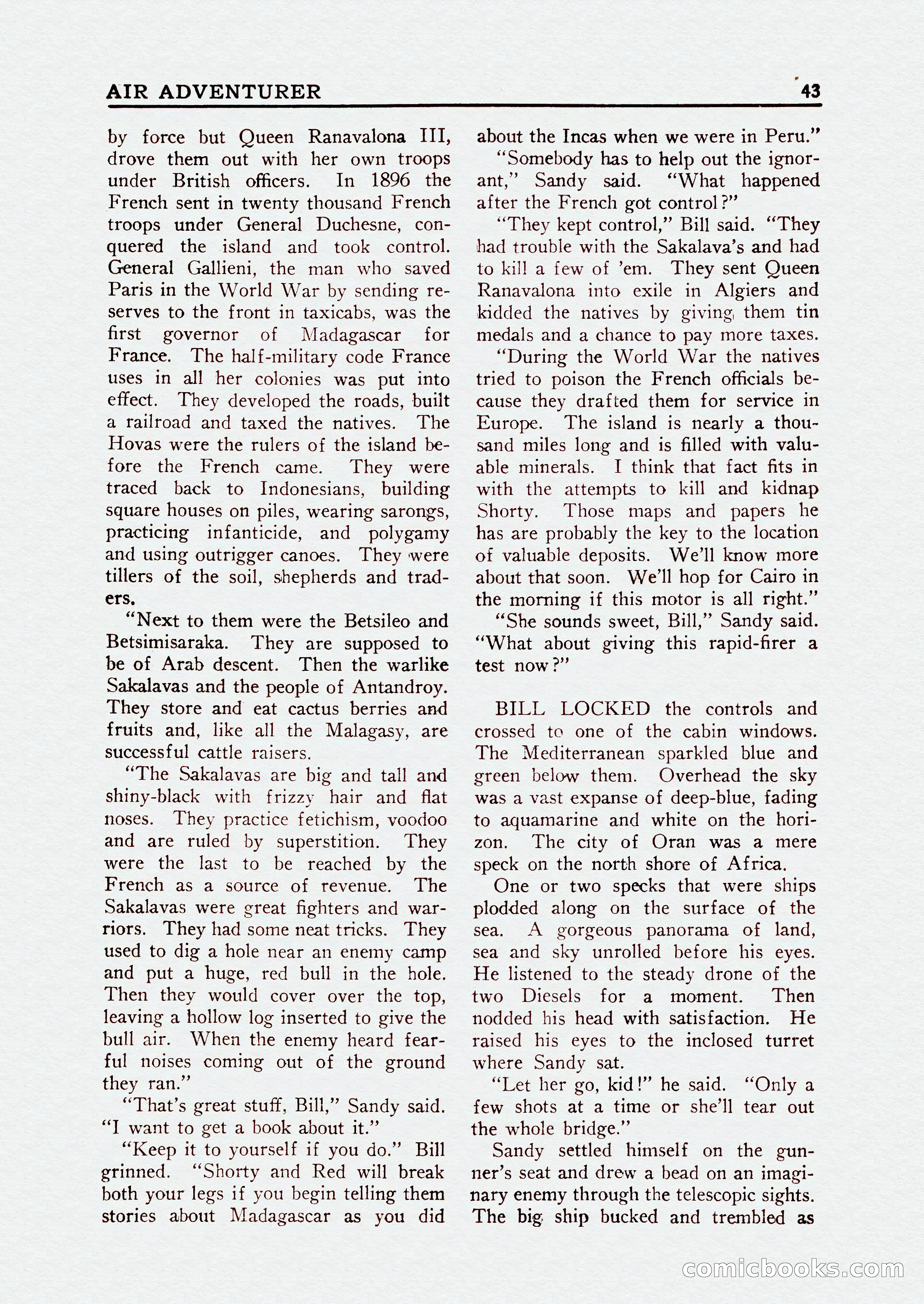 Bill Barnes Air Adventurer, July 1935 — page 45 of 132