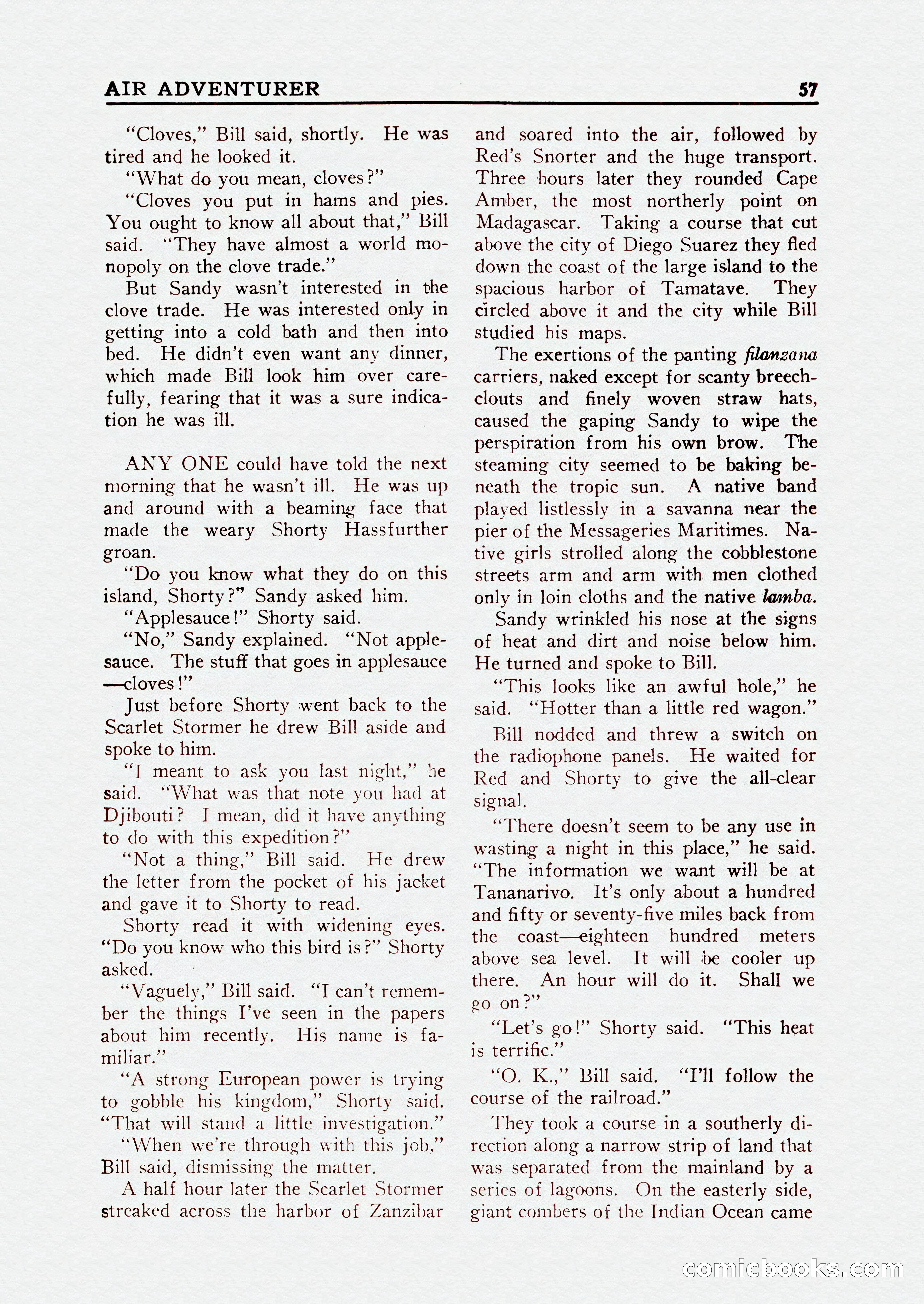 Bill Barnes Air Adventurer, July 1935 — page 59 of 132