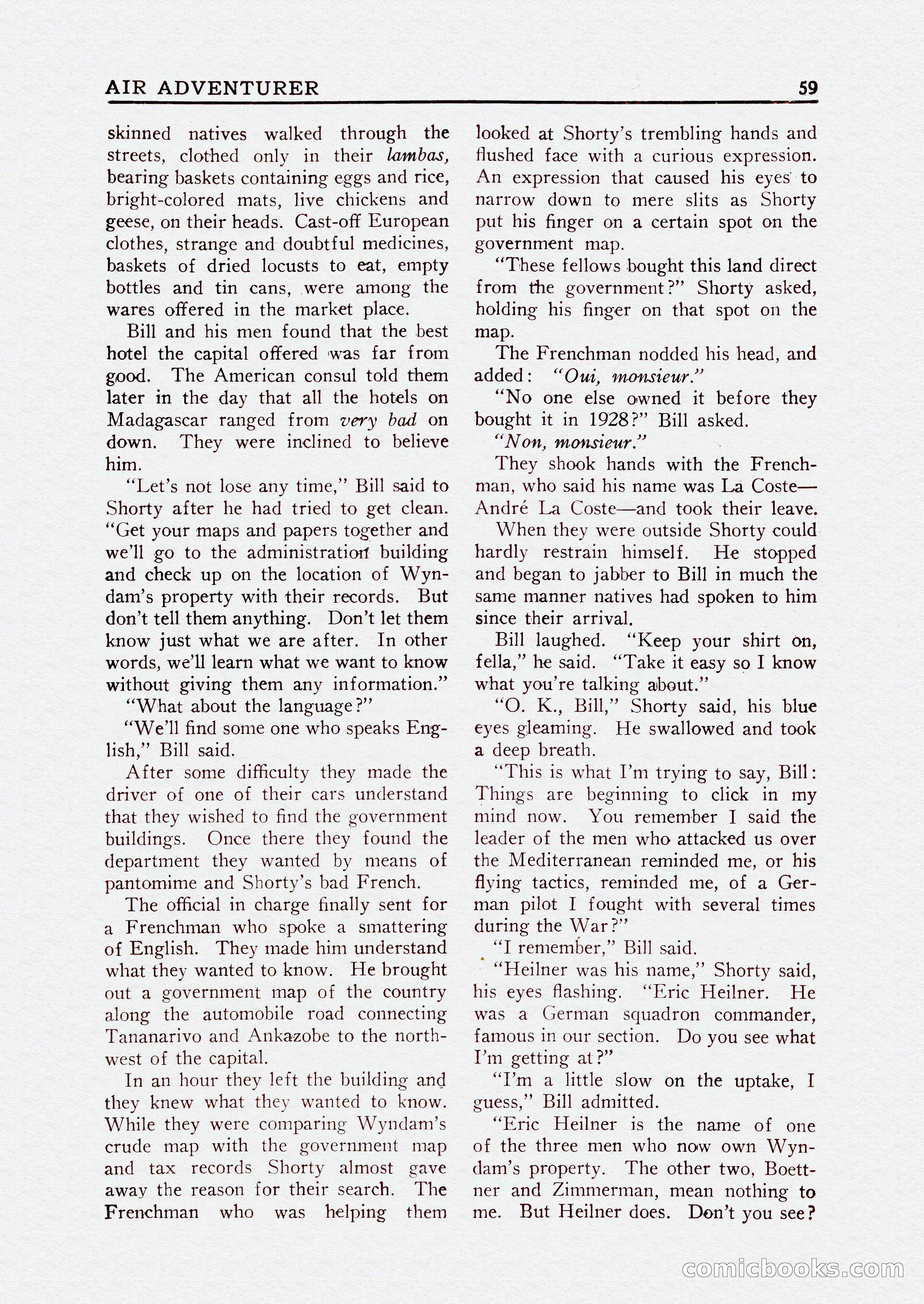 Bill Barnes Air Adventurer, July 1935 — page 61 of 132