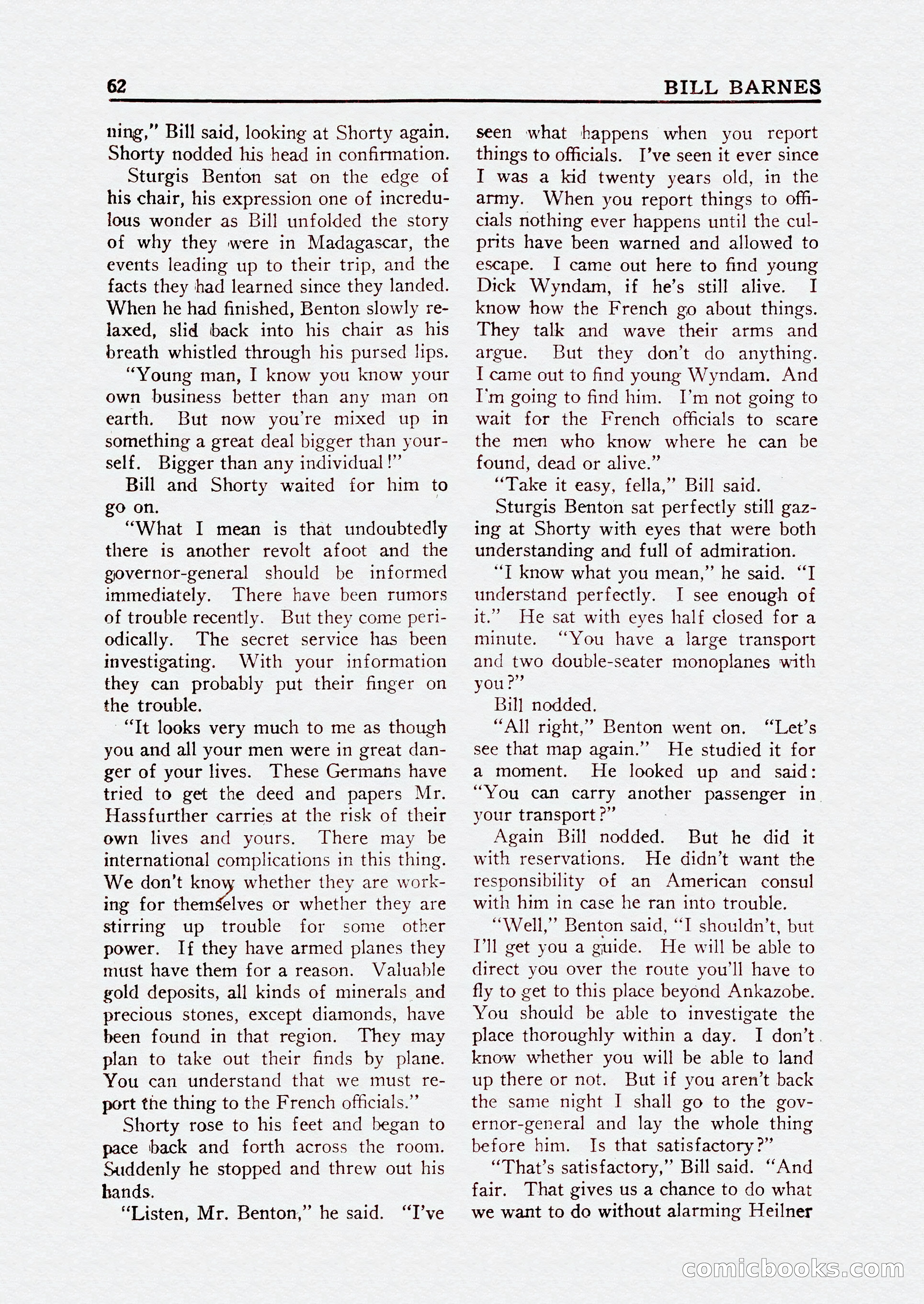 Bill Barnes Air Adventurer, July 1935 — page 64 of 132
