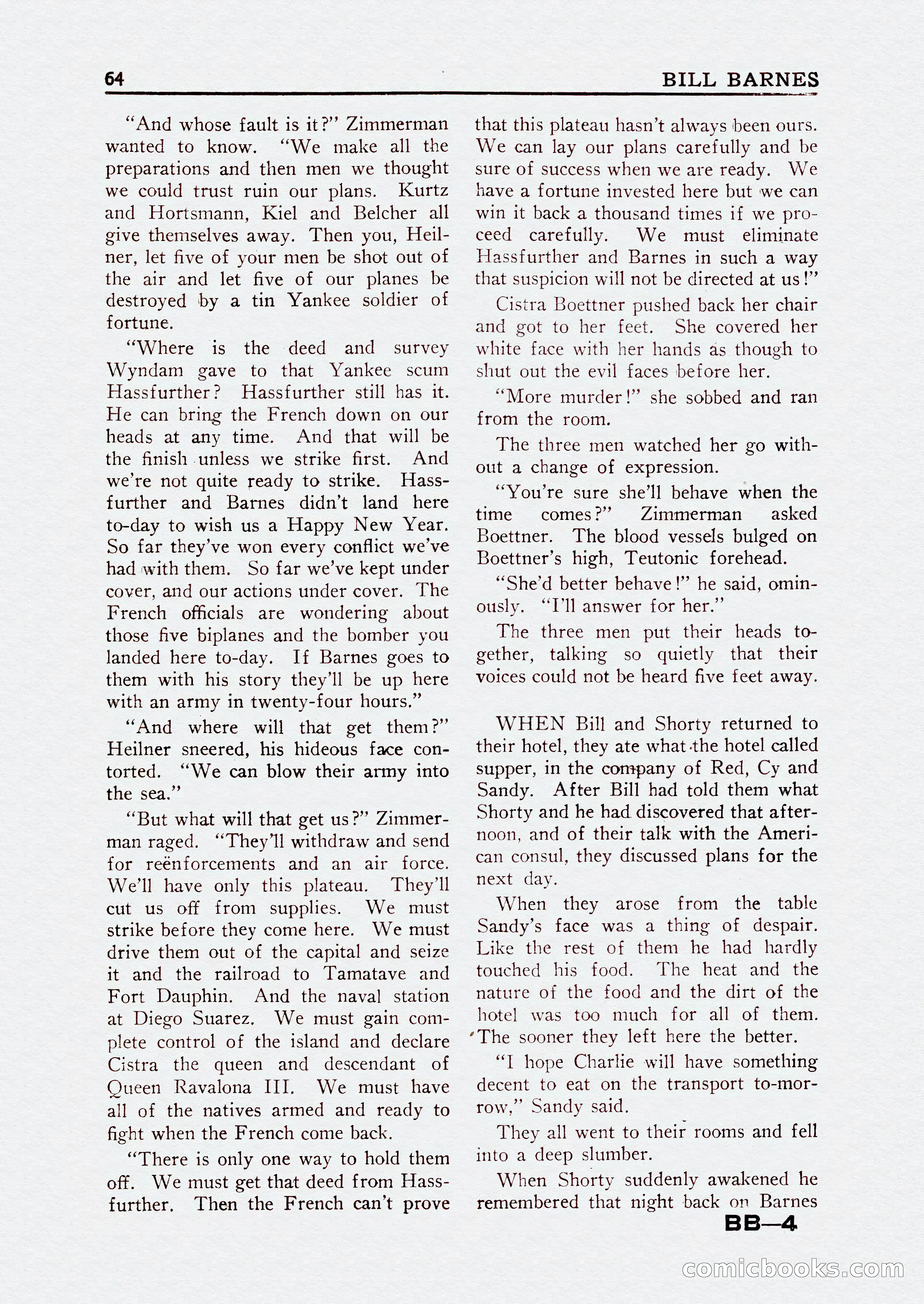 Bill Barnes Air Adventurer, July 1935 — page 66 of 132