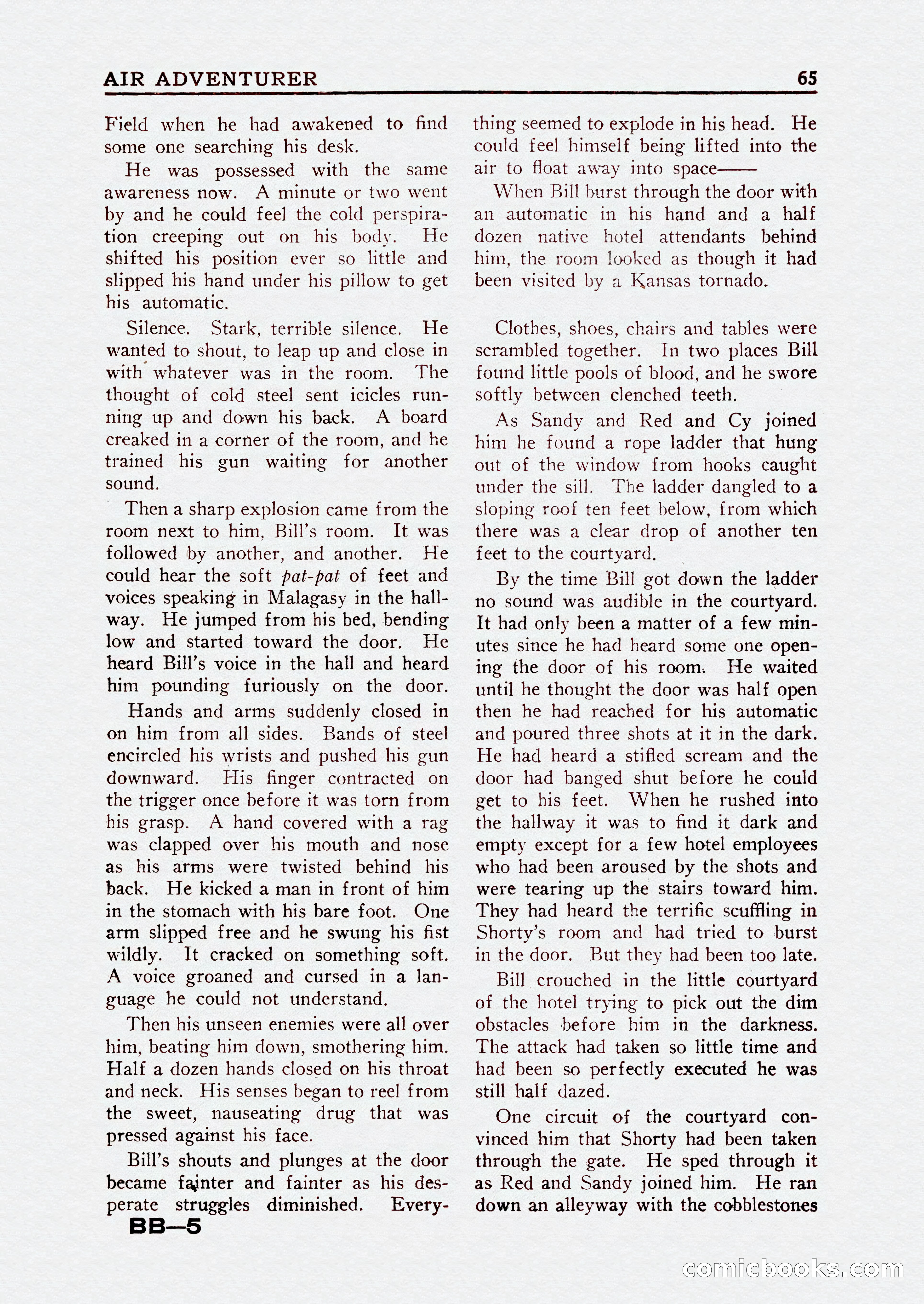 Bill Barnes Air Adventurer, July 1935 — page 67 of 132