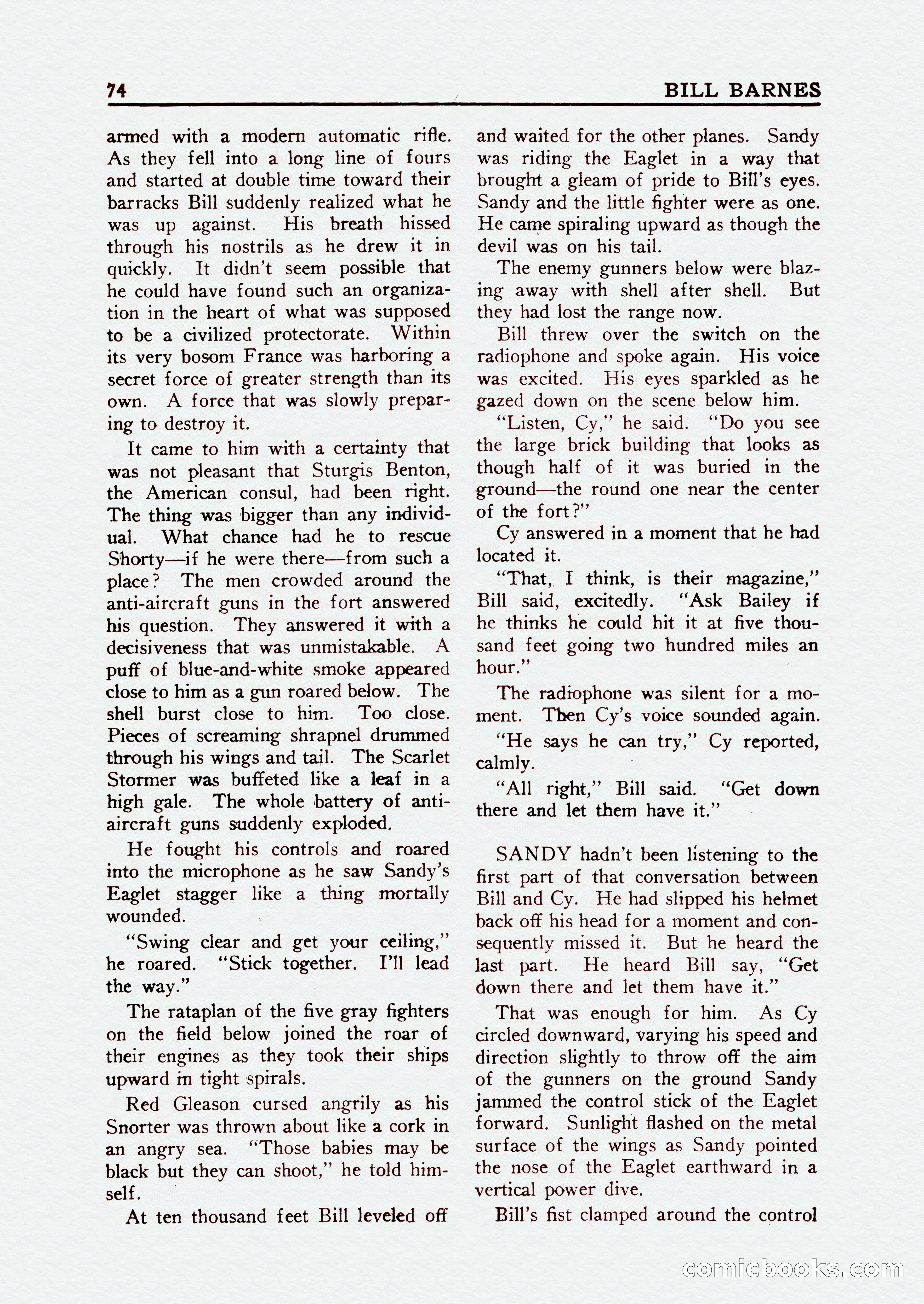 Bill Barnes Air Adventurer, July 1935 — page 76 of 132