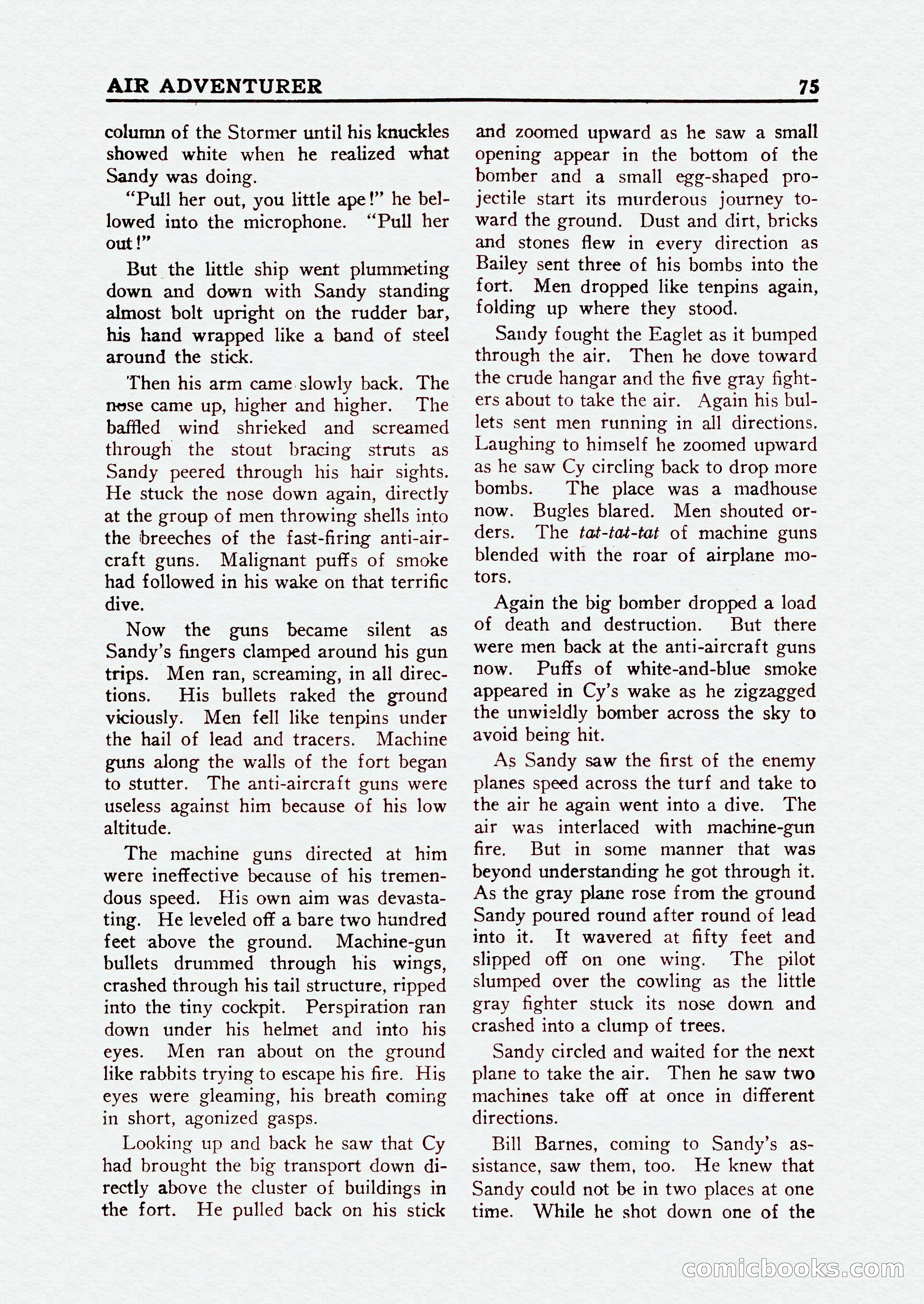 Bill Barnes Air Adventurer, July 1935 — page 77 of 132