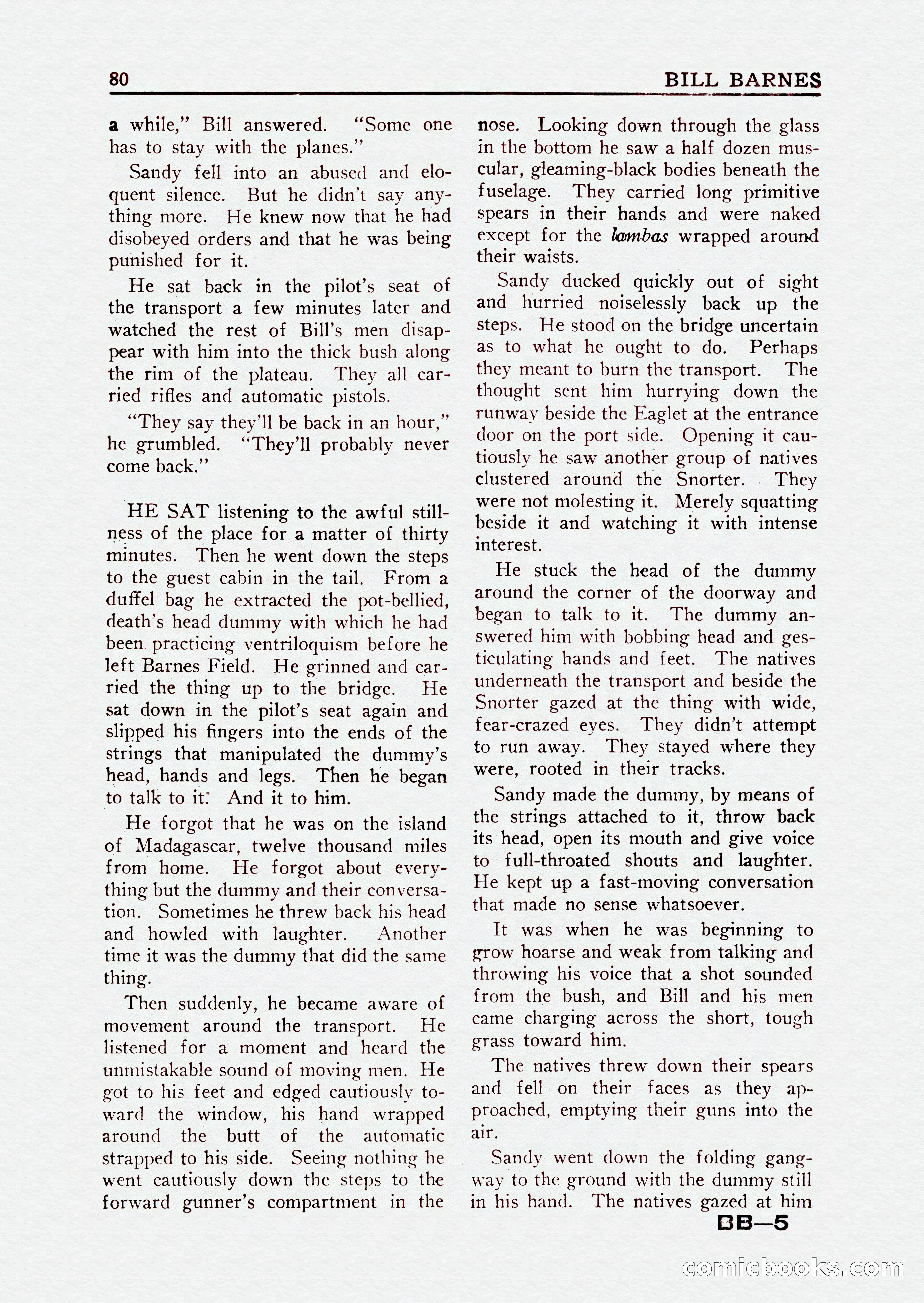 Bill Barnes Air Adventurer, July 1935 — page 82 of 132