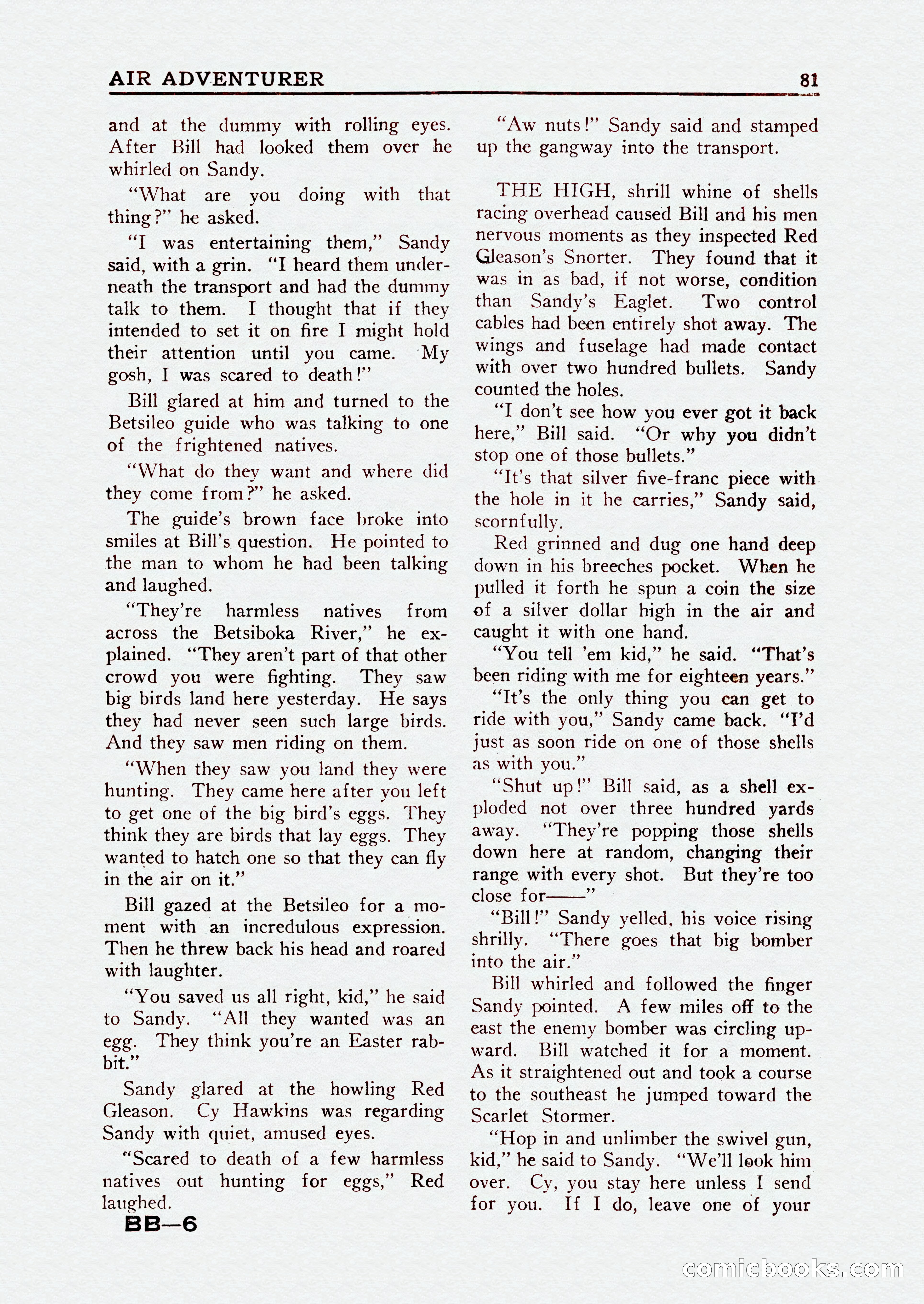 Bill Barnes Air Adventurer, July 1935 — page 83 of 132