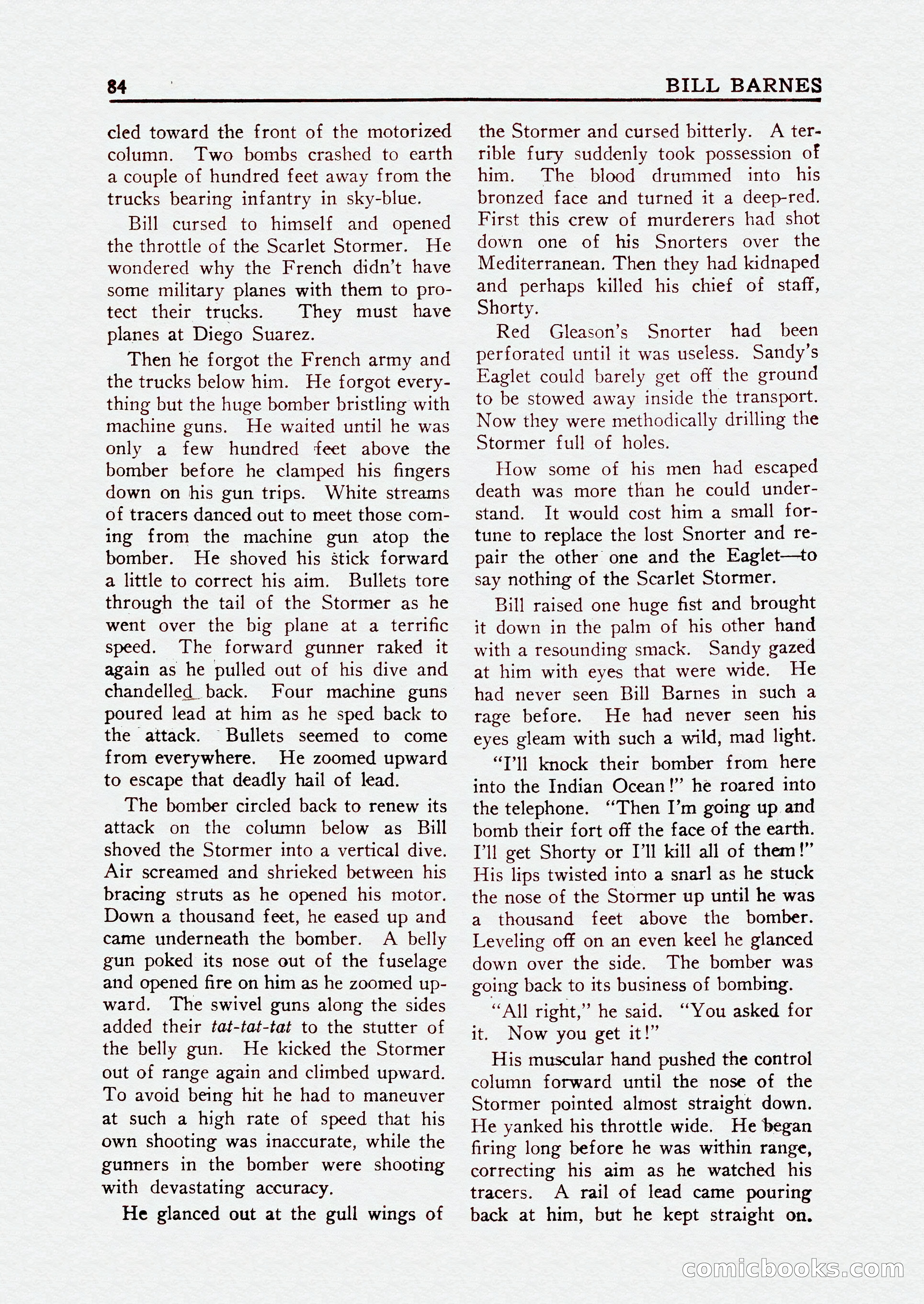 Bill Barnes Air Adventurer, July 1935 — page 86 of 132