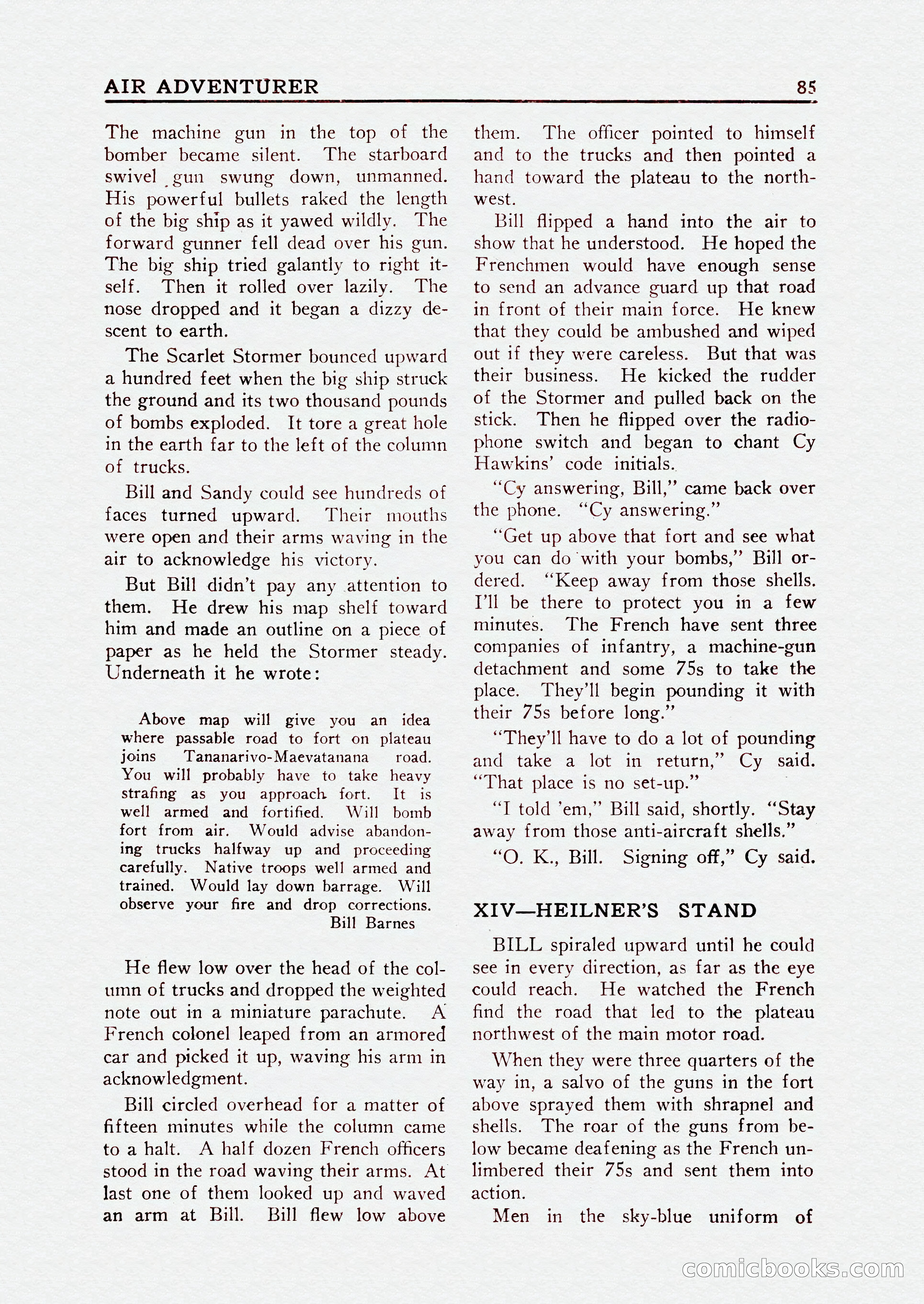 Bill Barnes Air Adventurer, July 1935 — page 87 of 132