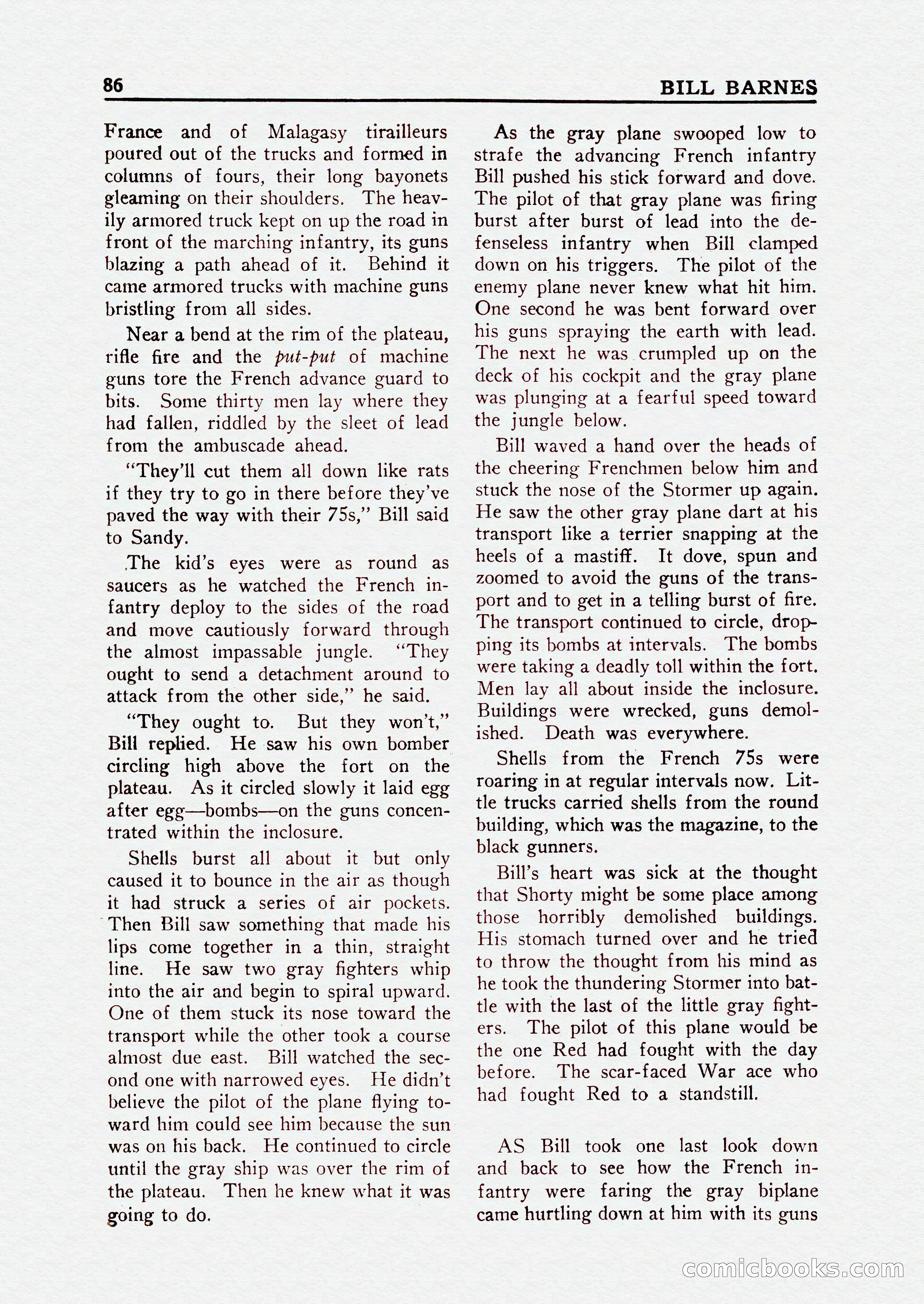 Bill Barnes Air Adventurer, July 1935 — page 88 of 132