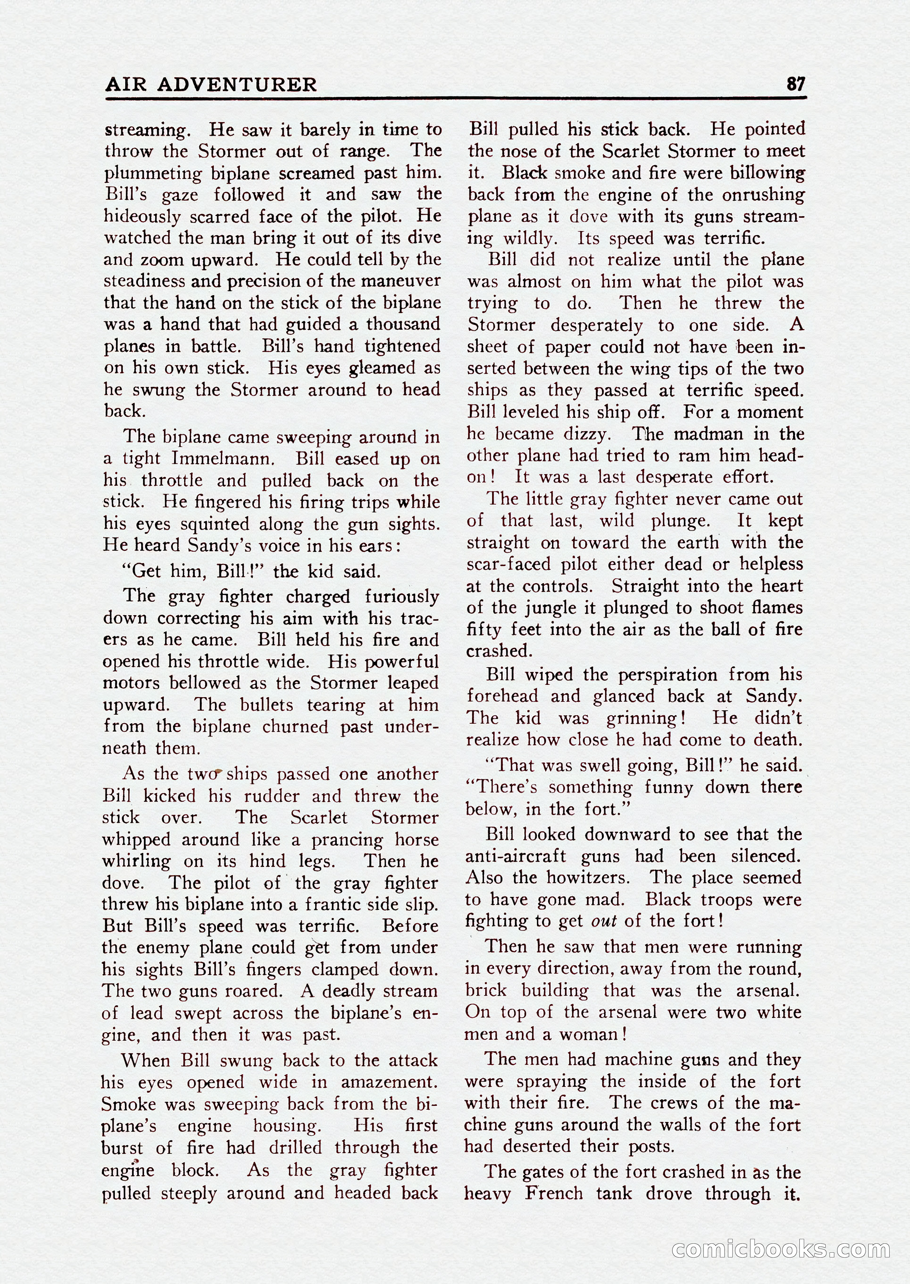 Bill Barnes Air Adventurer, July 1935 — page 89 of 132