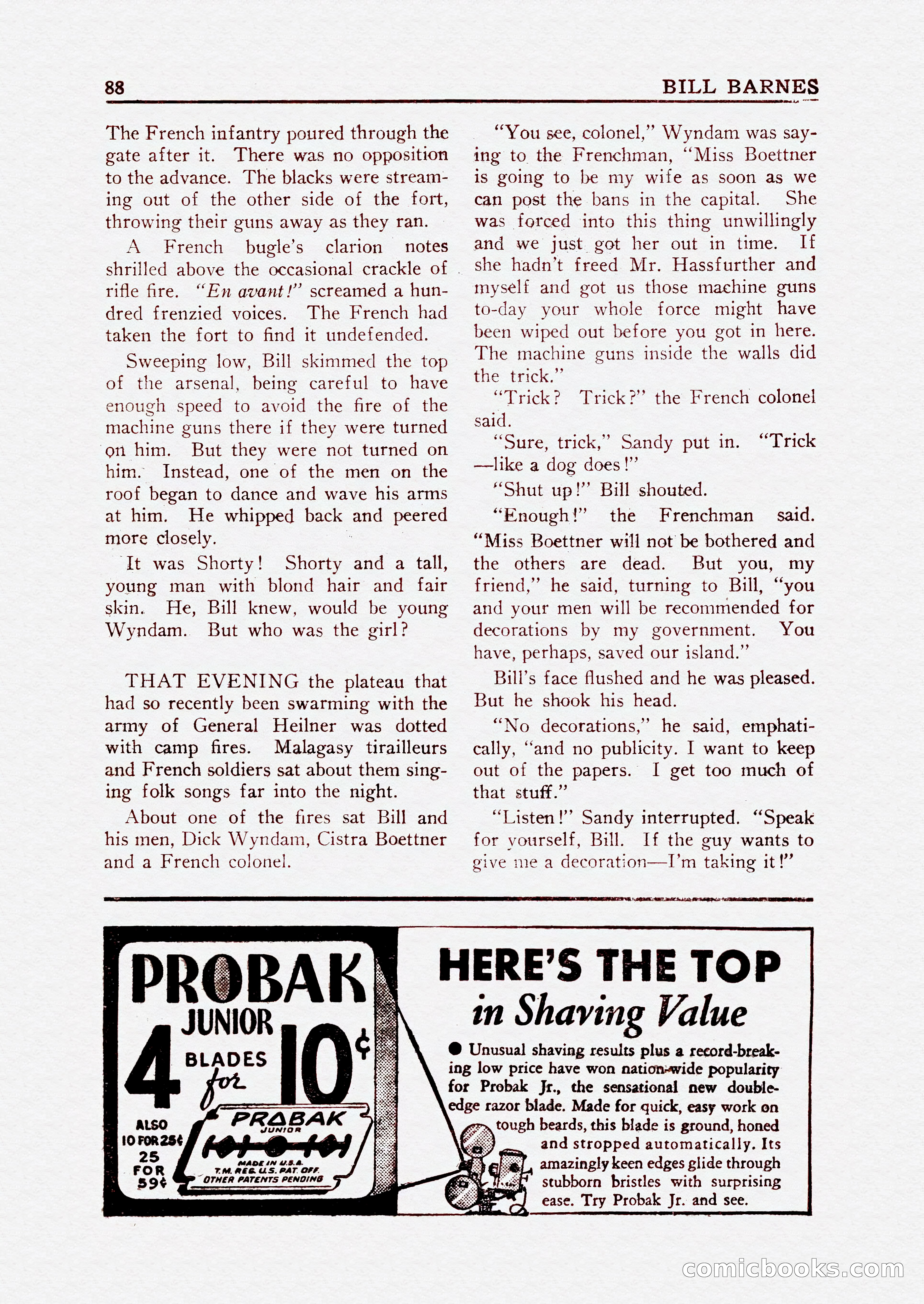Bill Barnes Air Adventurer, July 1935 — page 90 of 132