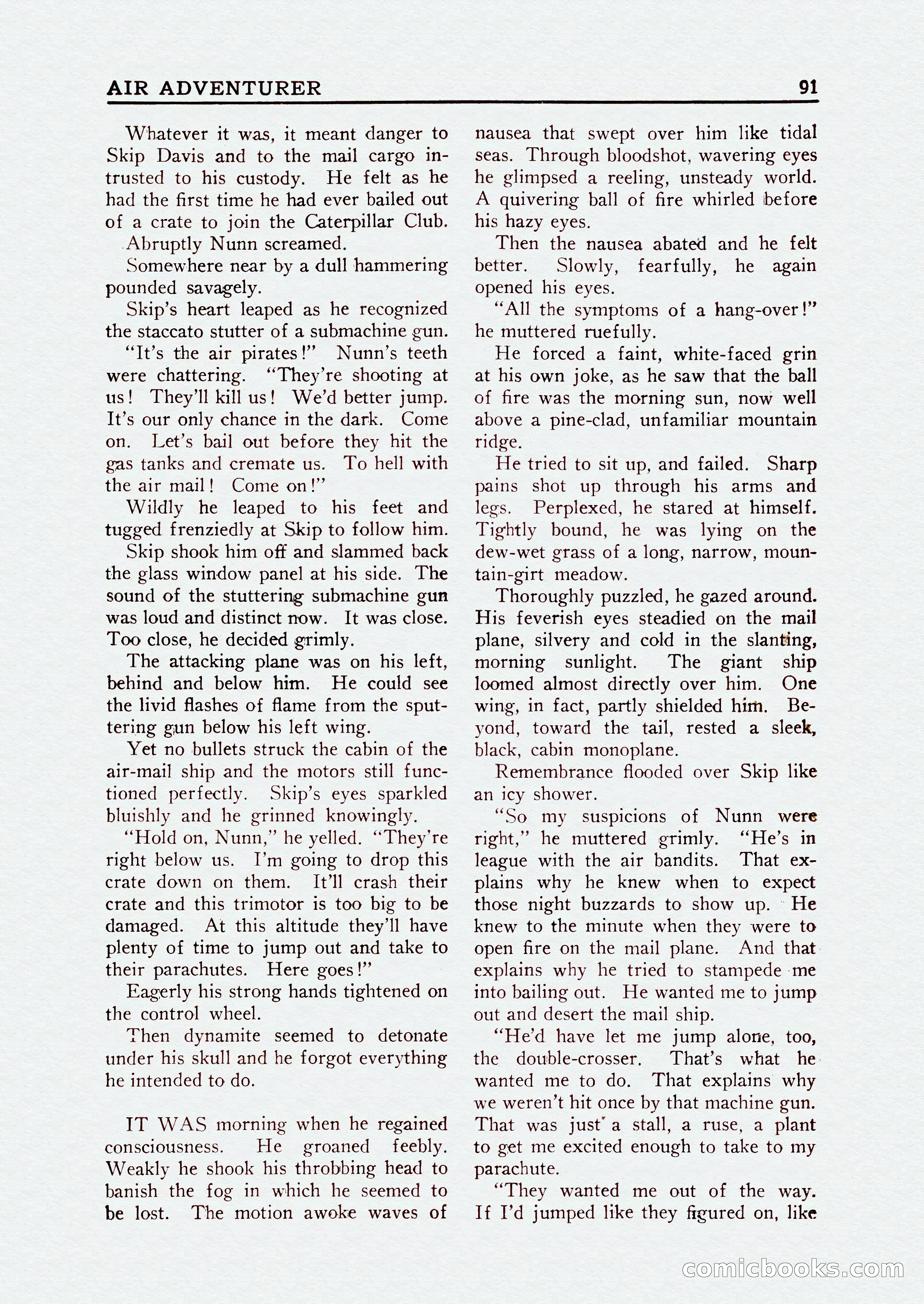 Bill Barnes Air Adventurer, July 1935 — page 93 of 132