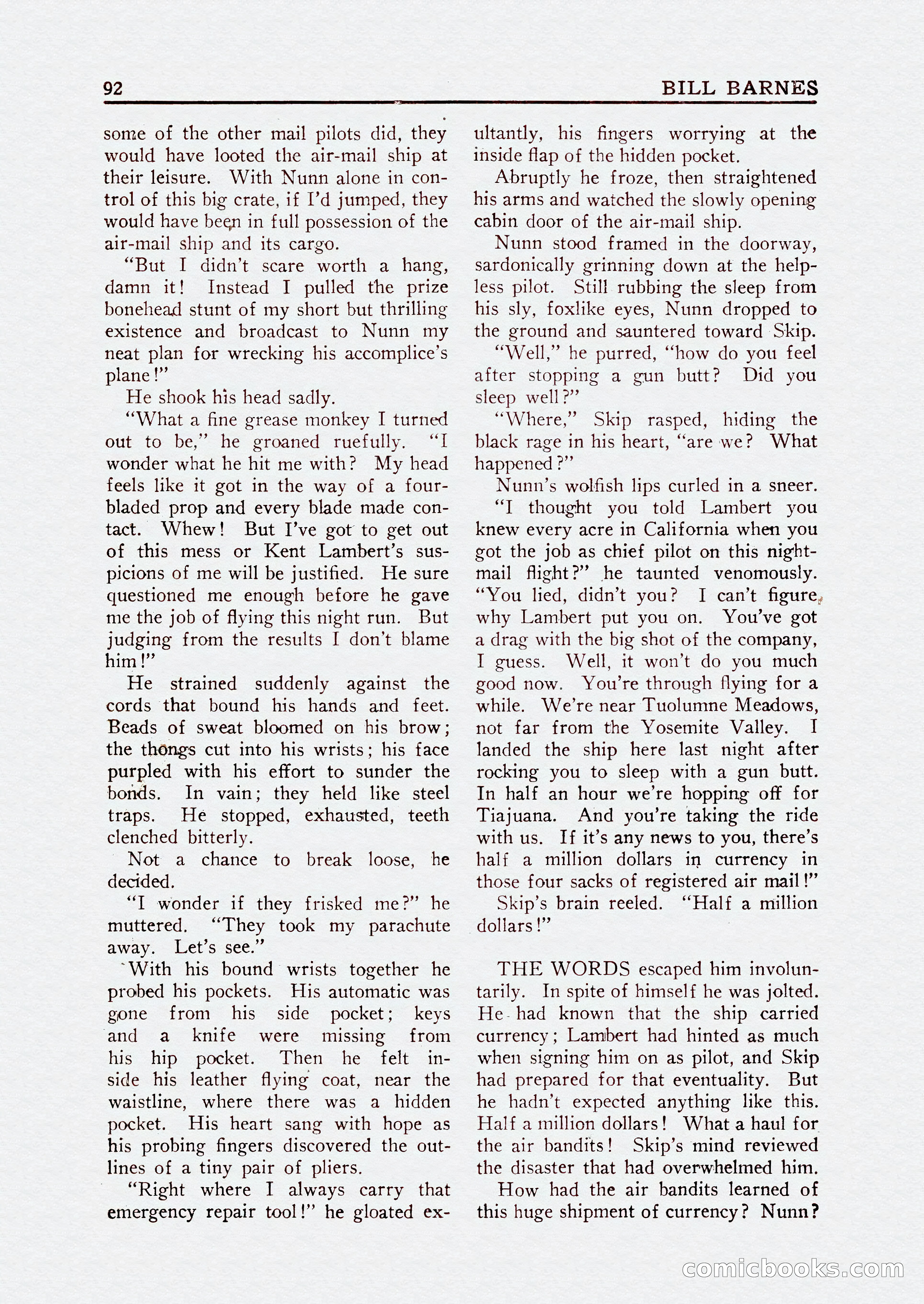 Bill Barnes Air Adventurer, July 1935 — page 94 of 132