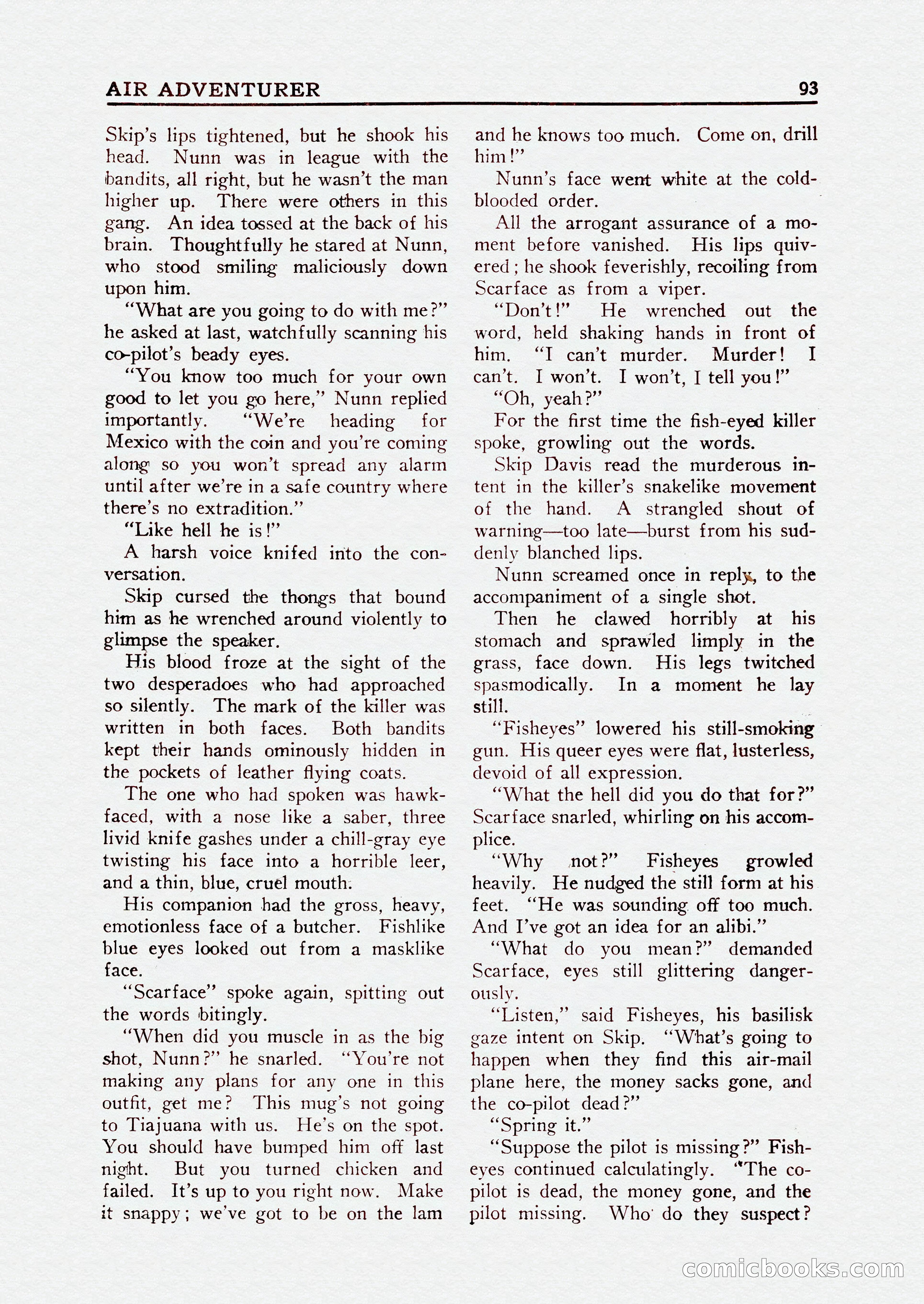 Bill Barnes Air Adventurer, July 1935 — page 95 of 132