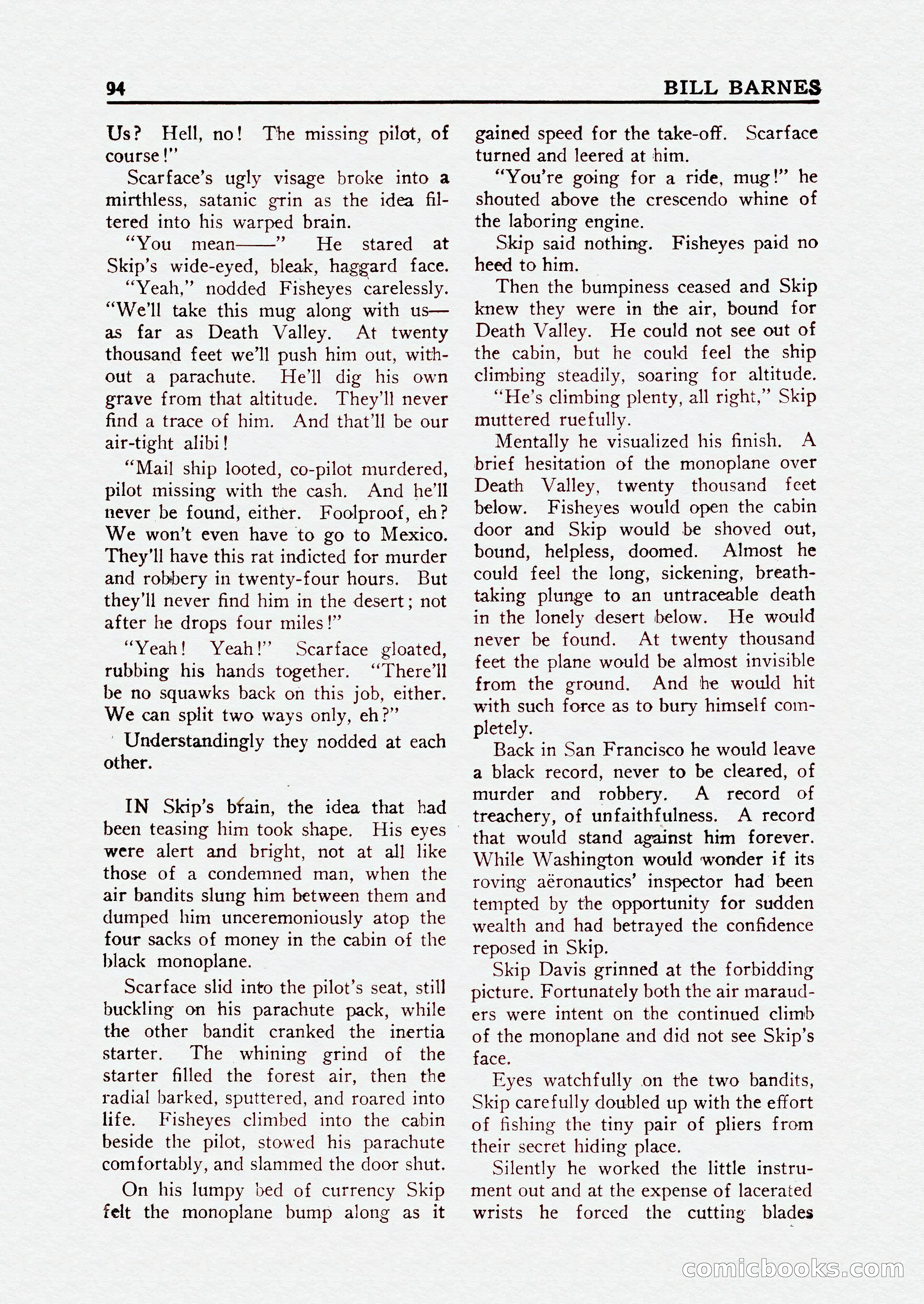 Bill Barnes Air Adventurer, July 1935 — page 96 of 132