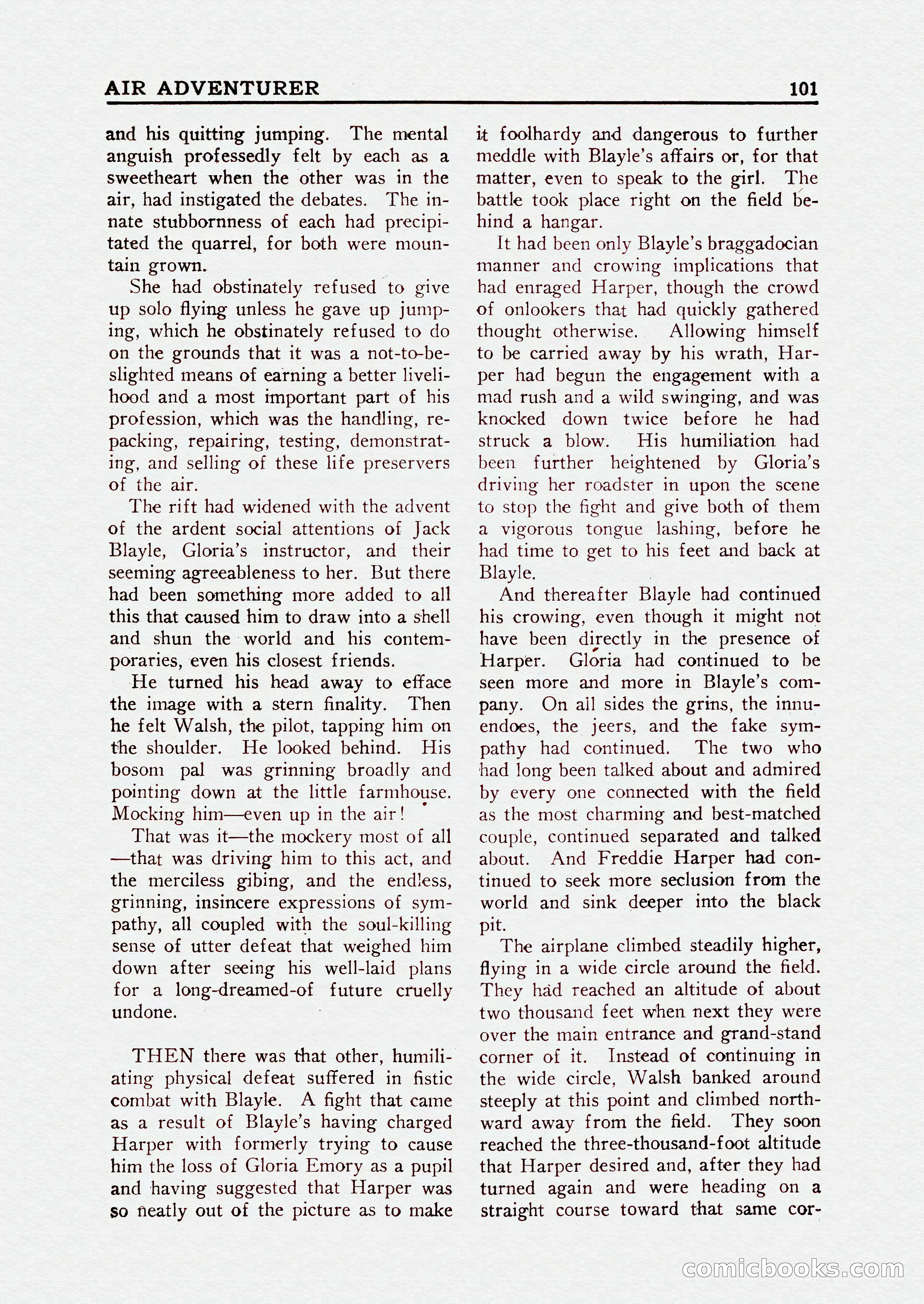Bill Barnes Air Adventurer, July 1935 — page 103 of 132