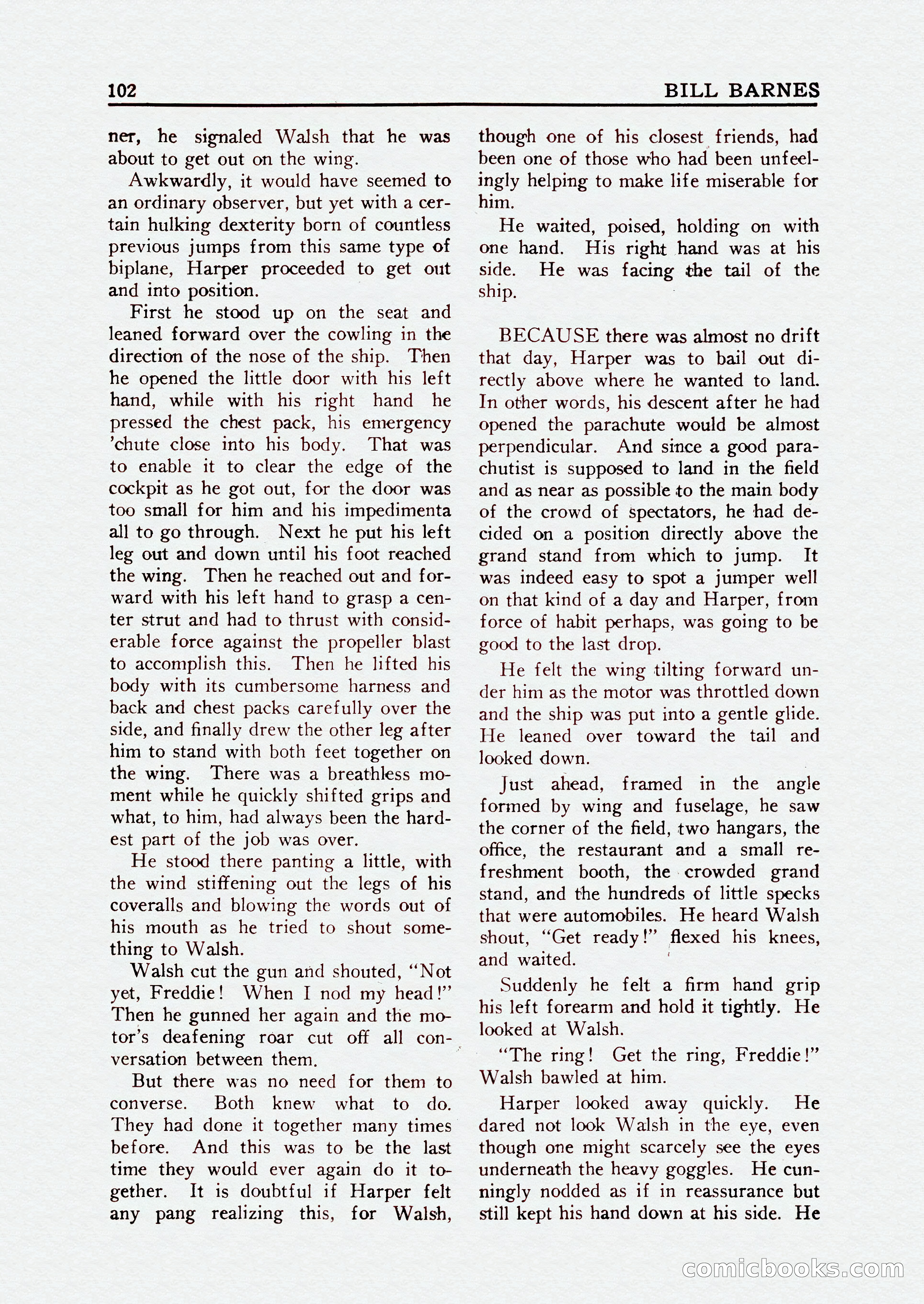 Bill Barnes Air Adventurer, July 1935 — page 104 of 132